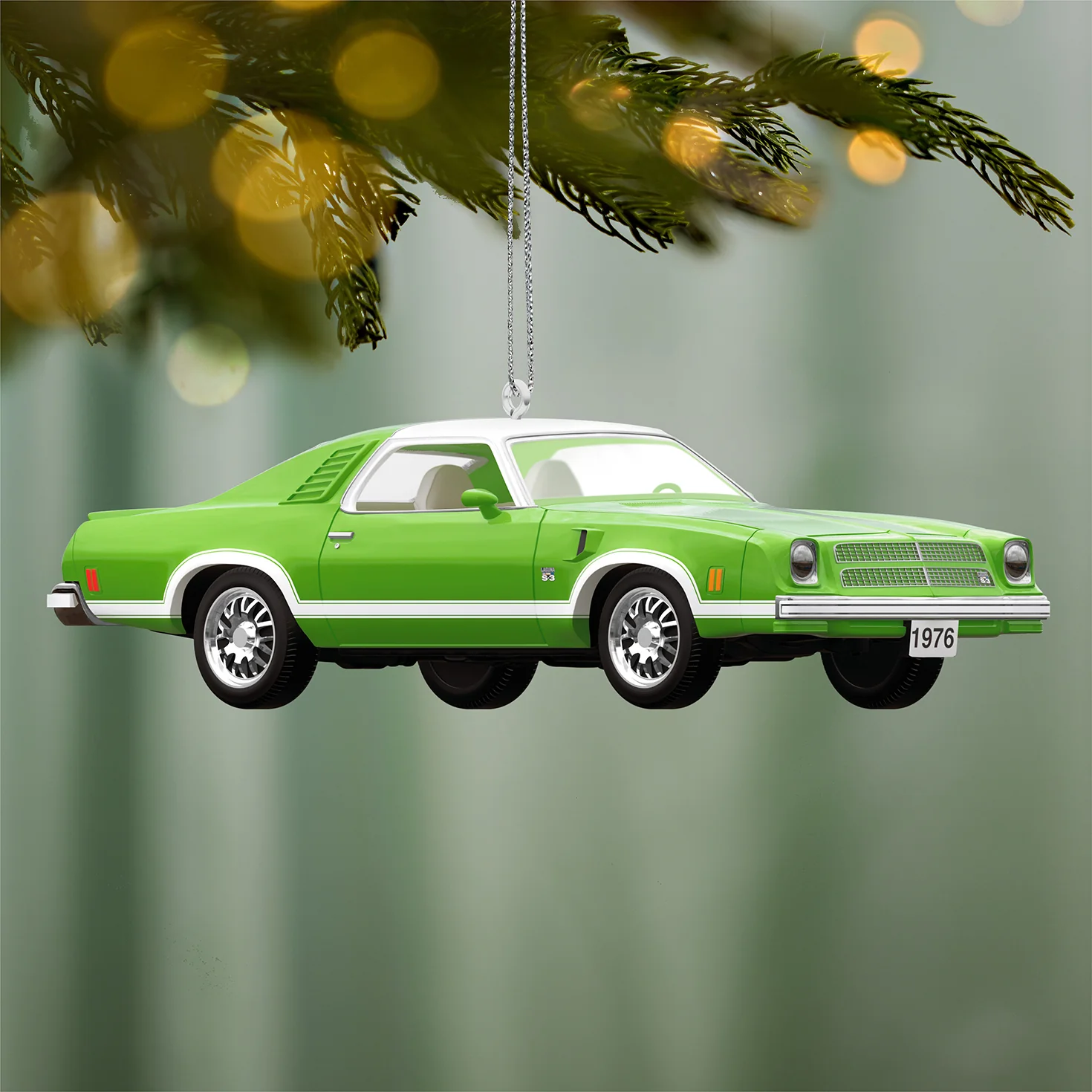 1976 Chevrolet® Chevelle® Laguna S-3 50th Anniversary 2026, Metal — 2026 Hallmark Keepsake Christmas Ornament - Image 2