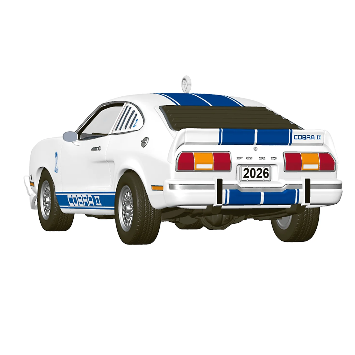 Classic American Cars 1976 Ford Mustang Cobra II 2026, Metal, 36th in the Series — 2026 Hallmark Keepsake Christmas Ornament - Image 5