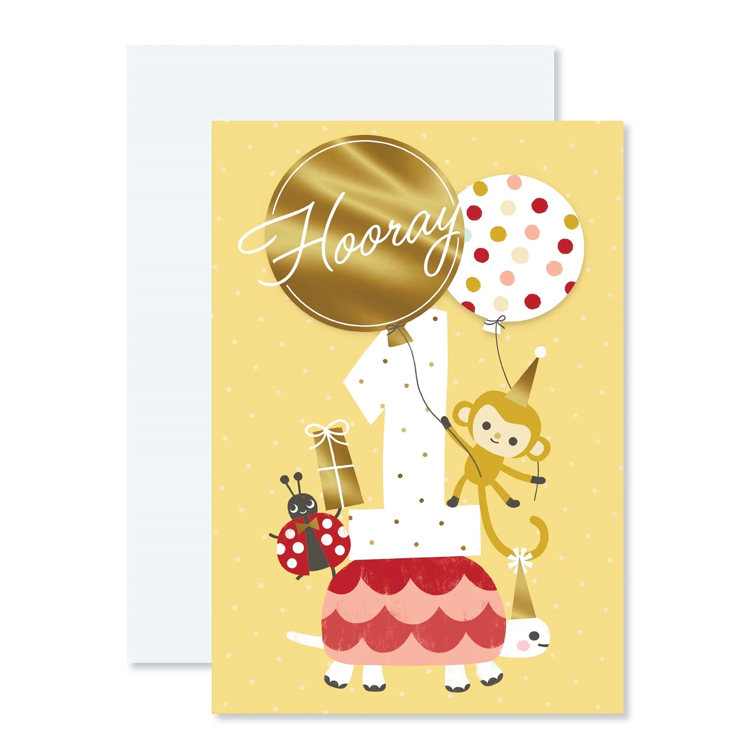 Connections from Hallmark Age 1 Birthday Card - Hooray - Image 3