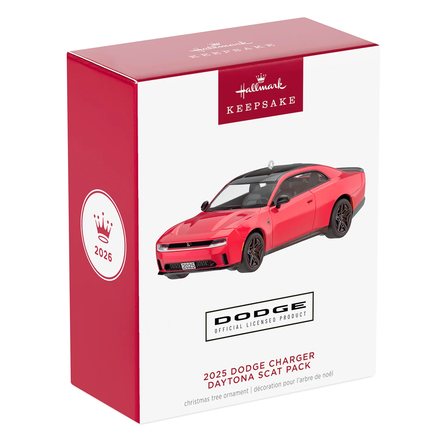 2025 Dodge Charger Daytona Scat Pack 2026, Metal — 2026 Hallmark Keepsake Christmas Ornament - Image 7