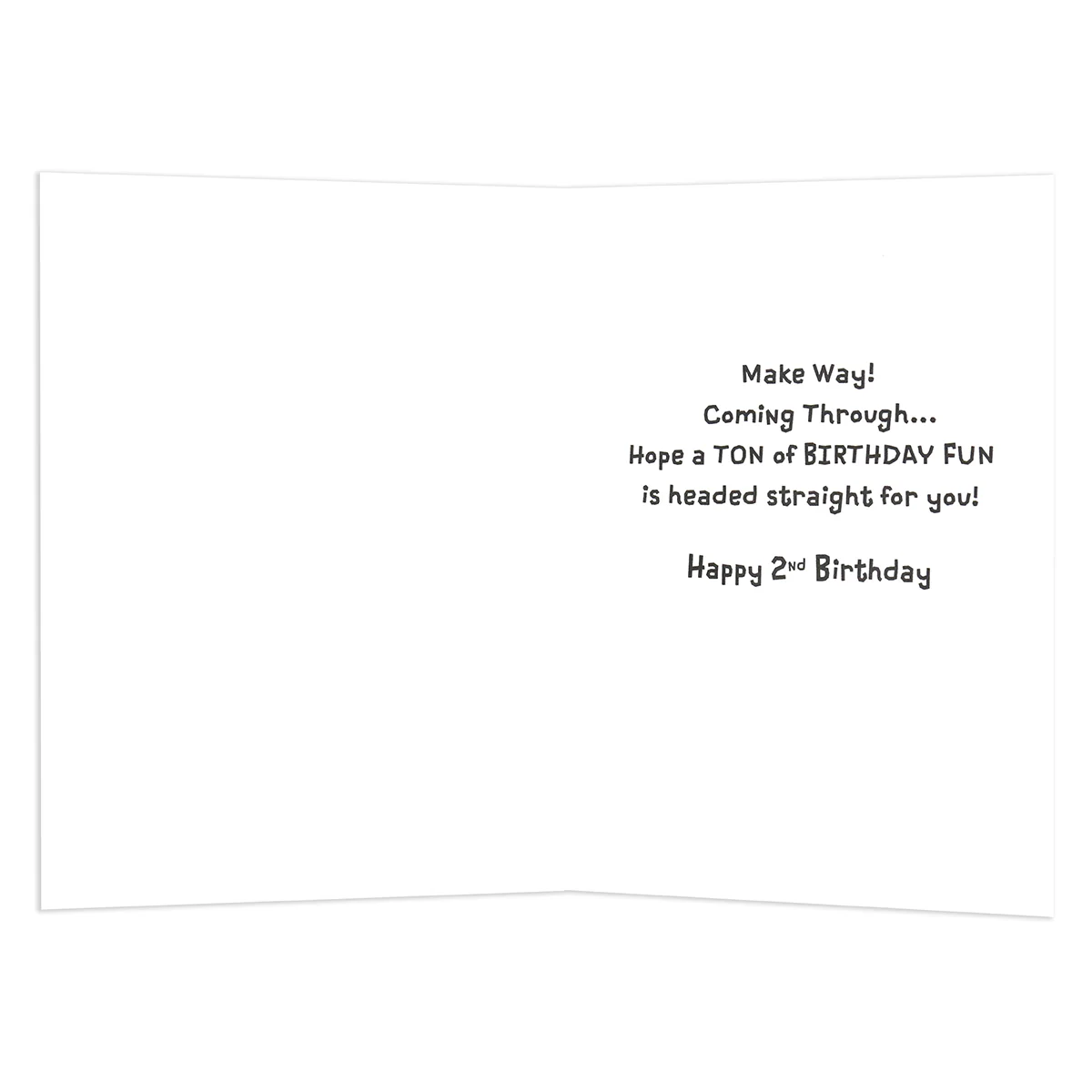 Connections from Hallmark 2nd Birthday Card - Digger - Image 2