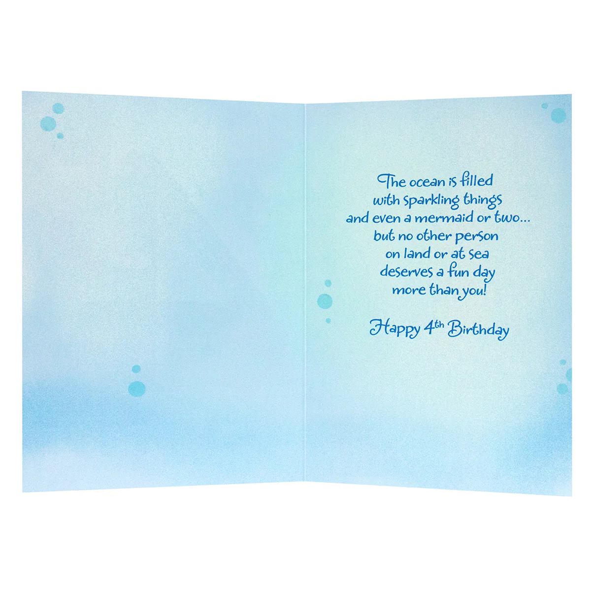 Connections from Hallmark 4th Birthday Card - Mermaids In The Sea - Image 2
