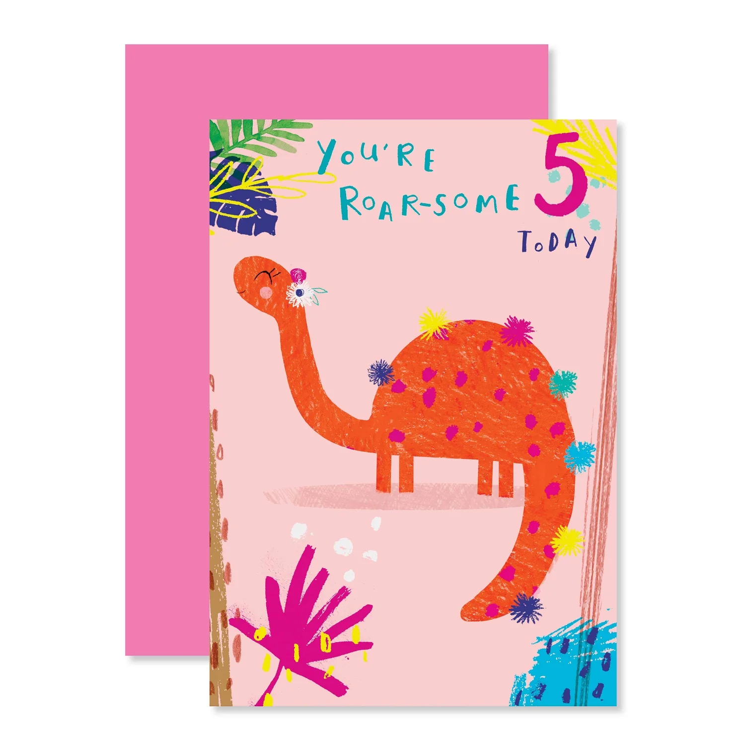 Connections from Hallmark Age 5 Birthday Card - You're roar-some 5 today - Image 3