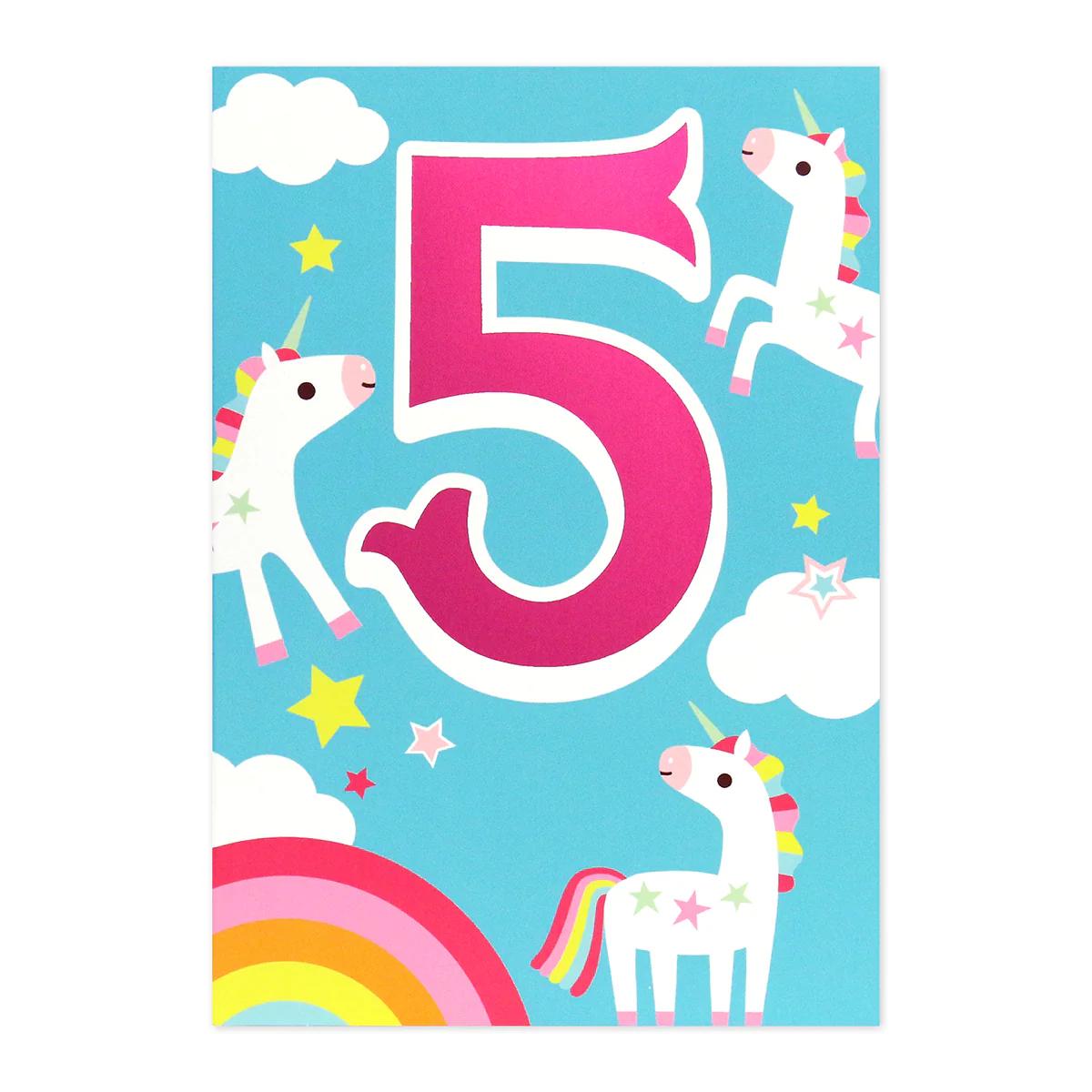 Connections from Hallmark 5th Birthday Card - Magical Unicorns