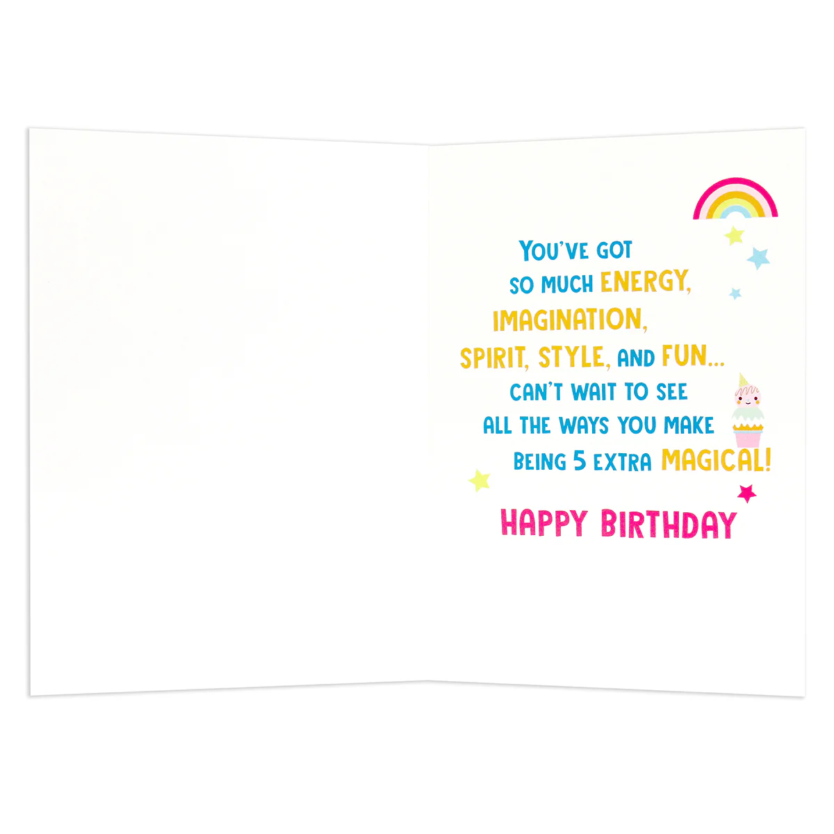 Connections from Hallmark 5th Birthday Card - Magical Unicorns - Image 2