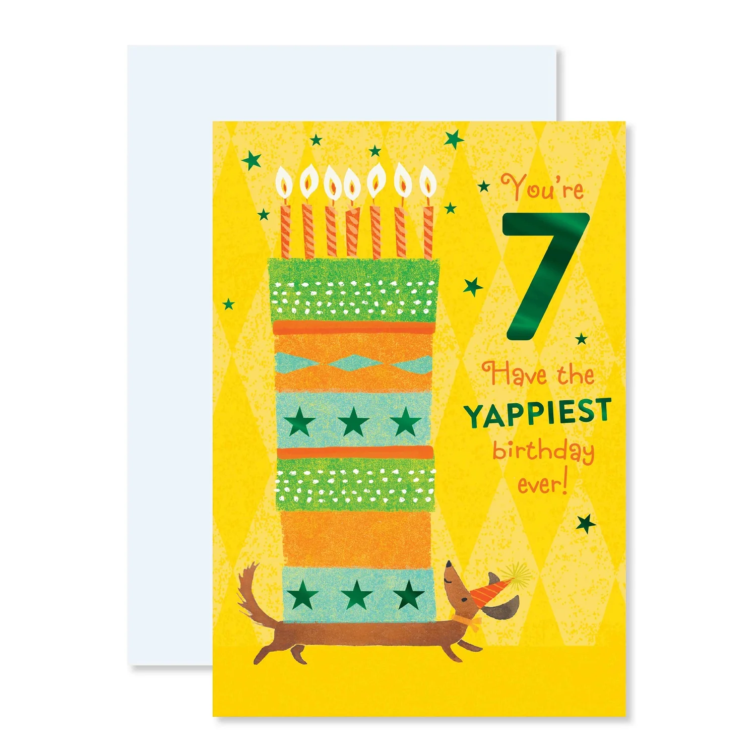 Connections from Hallmark Age 7 Birthday Card - Happy Days - Image 3