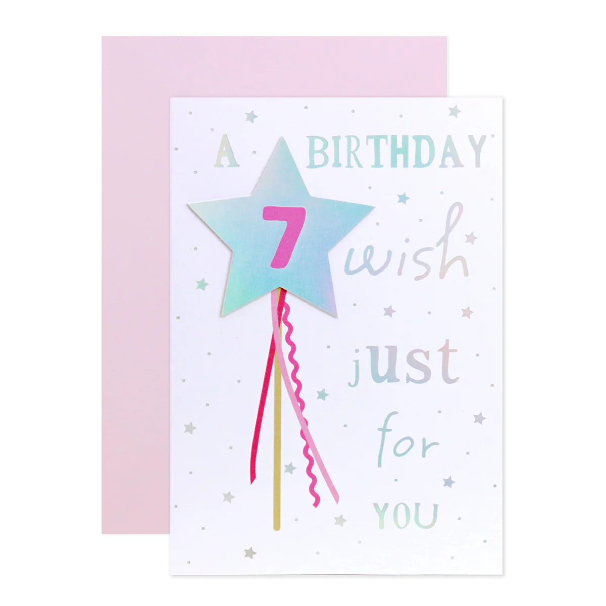 Connections from Hallmark 7th Birthday Card - A Birthday Wish Just For You - Image 3