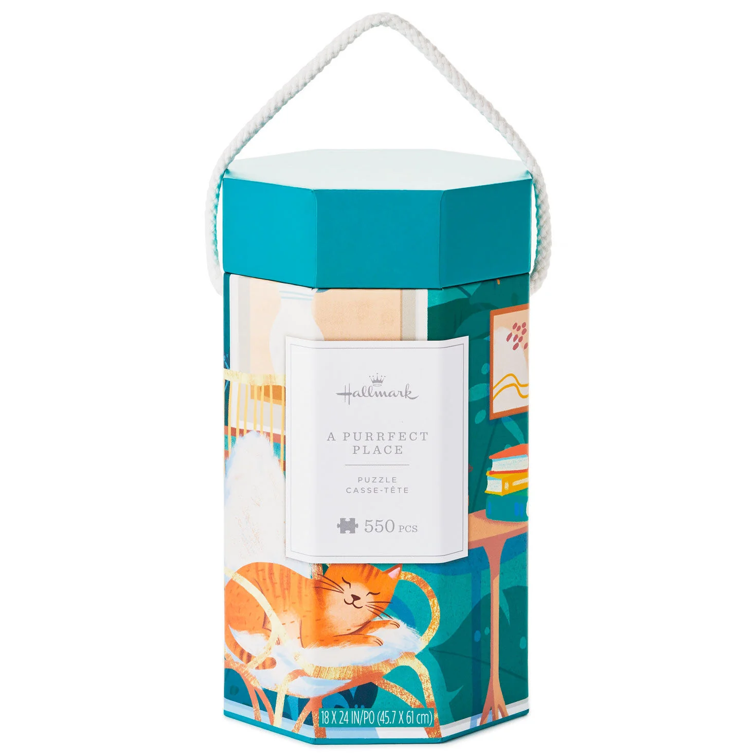 A Purrfect Place 550-Piece Jigsaw Puzzle (45.7cm x 61cm) - Image 4