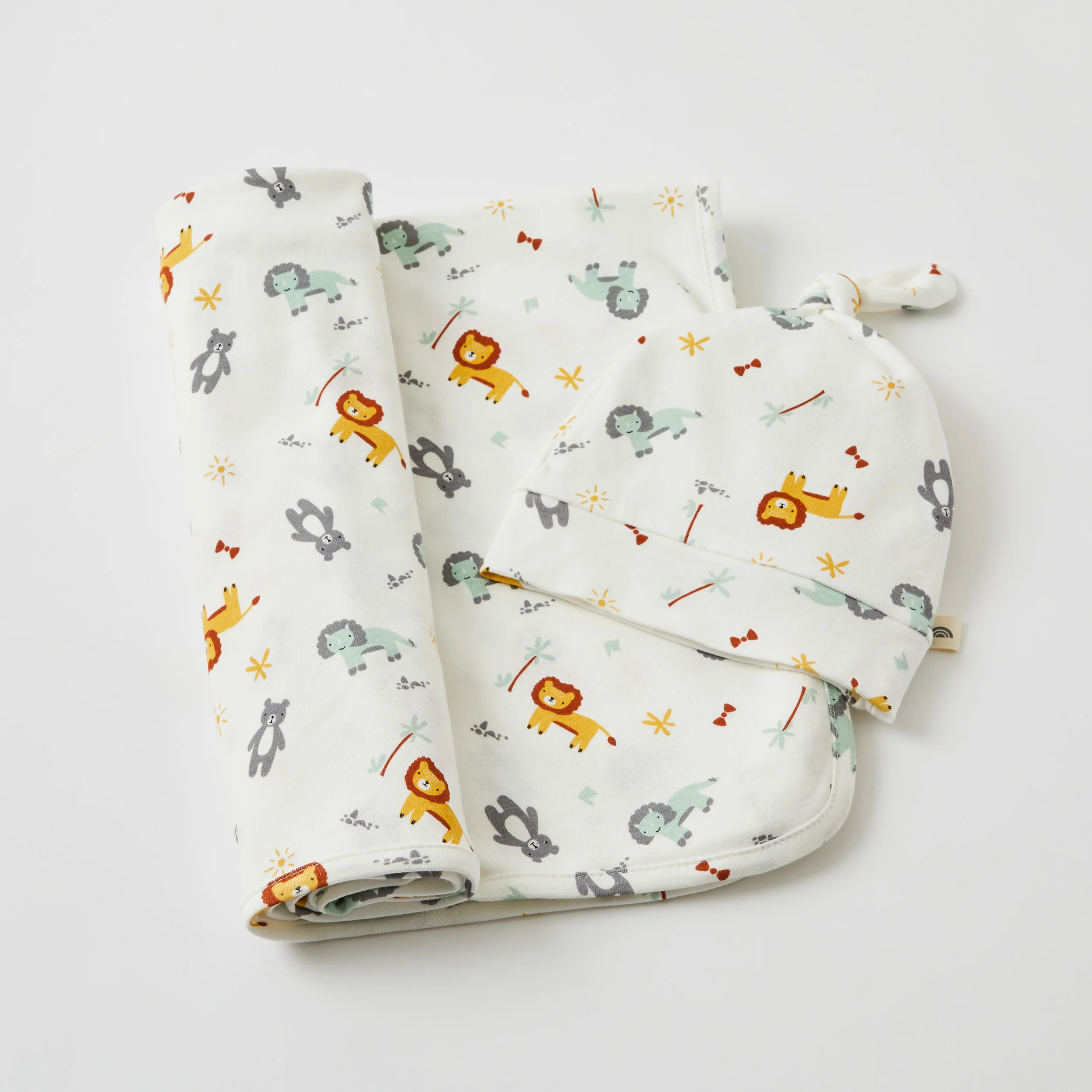 Adventure Baby Wrap & Knotted Beanie Set - Image 3