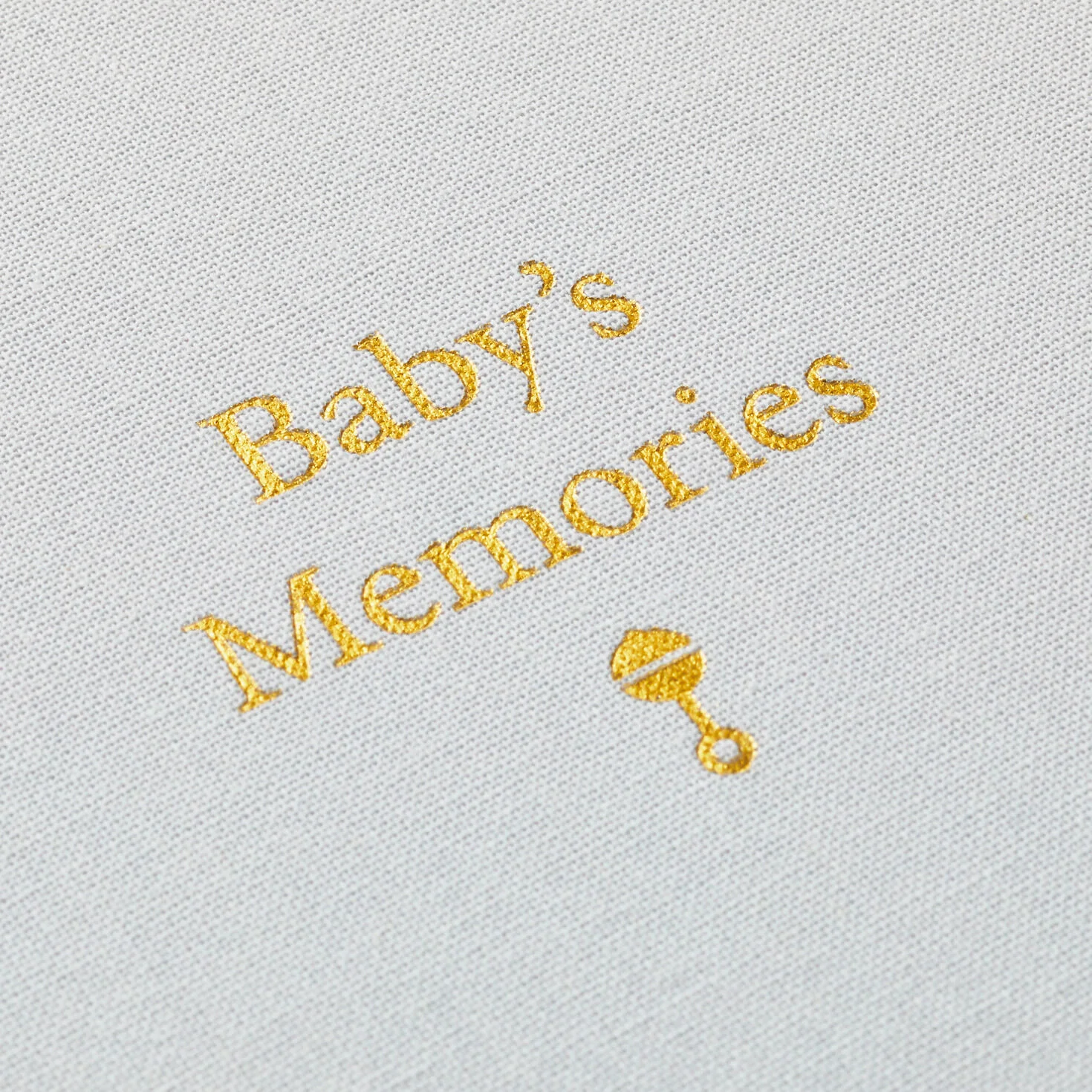 Baby's Memories Gray Memory Box - Image 3