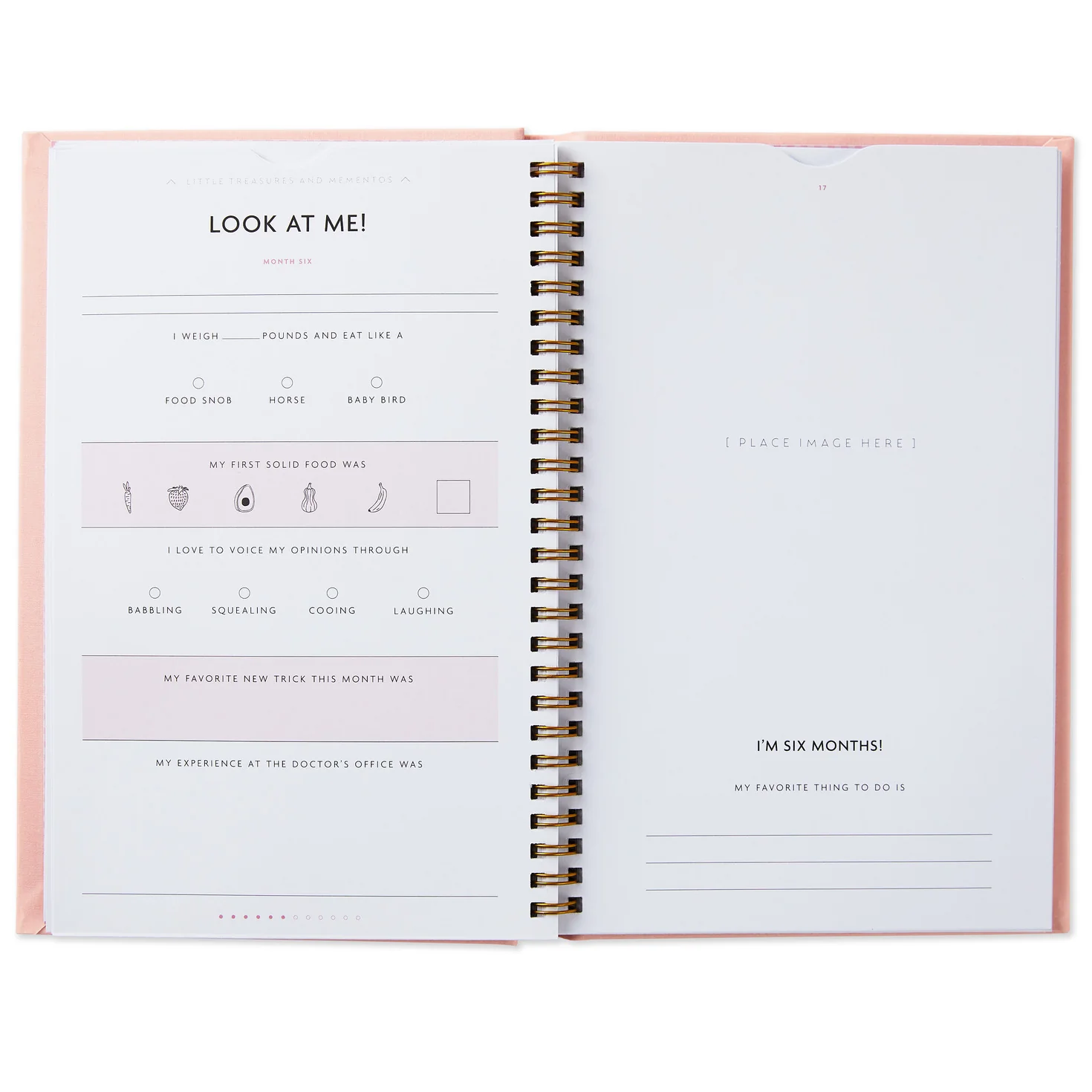 My First Year Baby Book - Pink - Image 6
