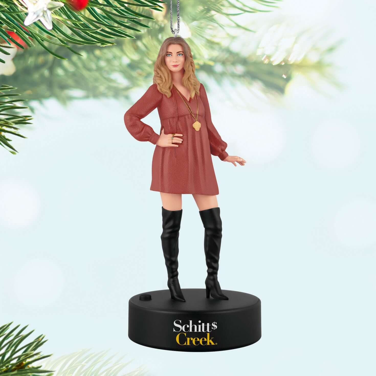 Schitt's Creek® Alexis Rose With Sound — 2025 Hallmark Keepsake Christmas Ornament - Image 2