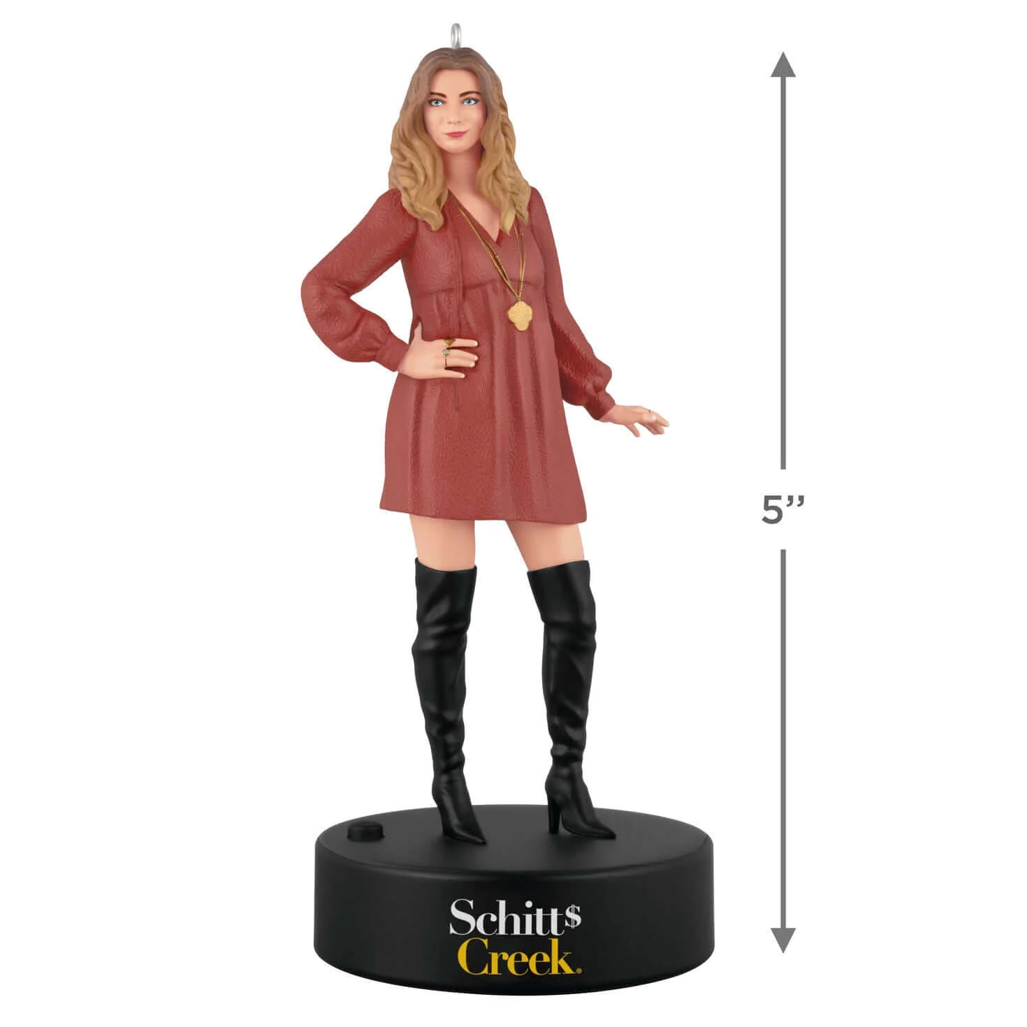 Schitt's Creek® Alexis Rose With Sound — 2025 Hallmark Keepsake Christmas Ornament - Image 6