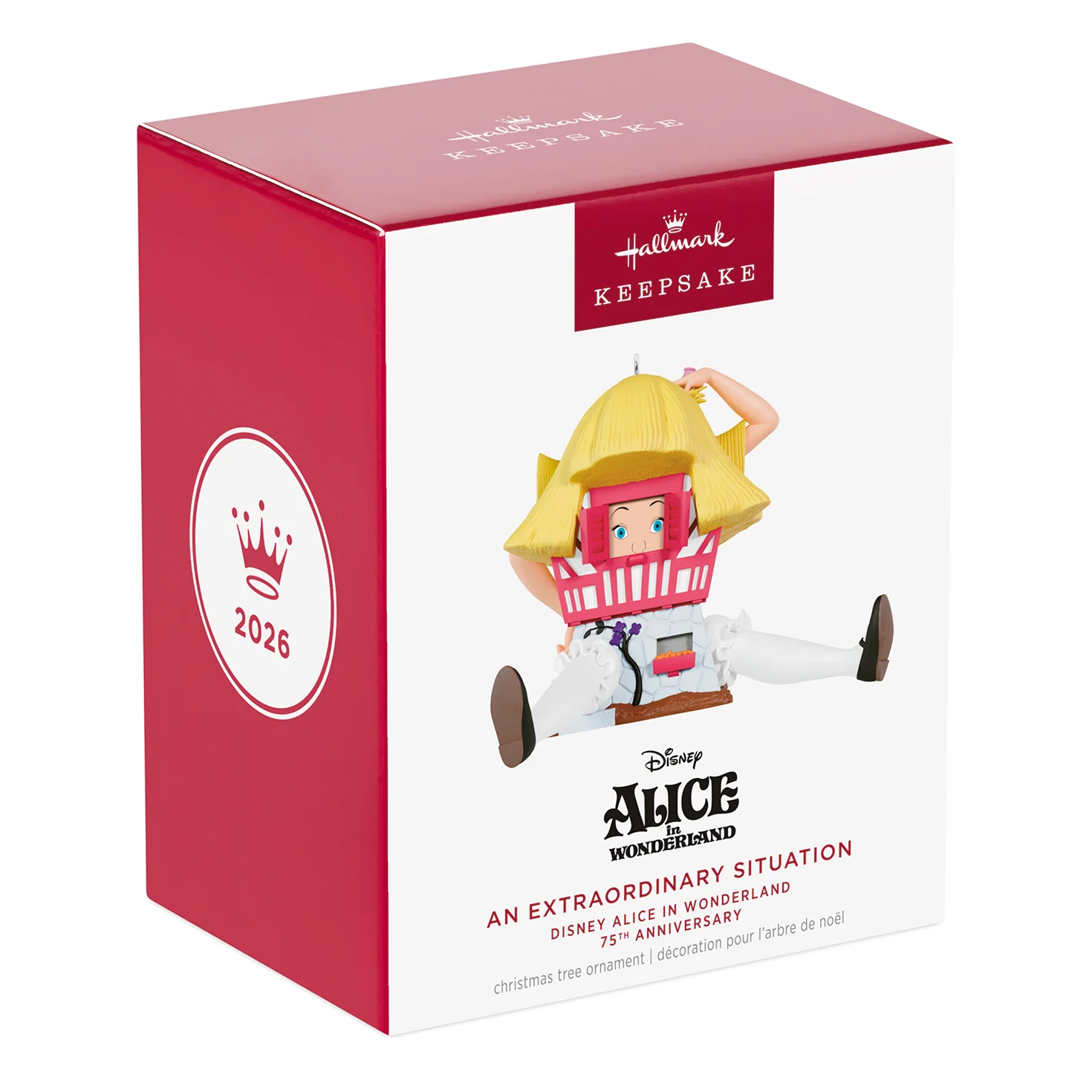 Disney Alice in Wonderland 75th Anniversary An Extraordinary Situation — 2026 Hallmark Keepsake Christmas Ornament - Image 7