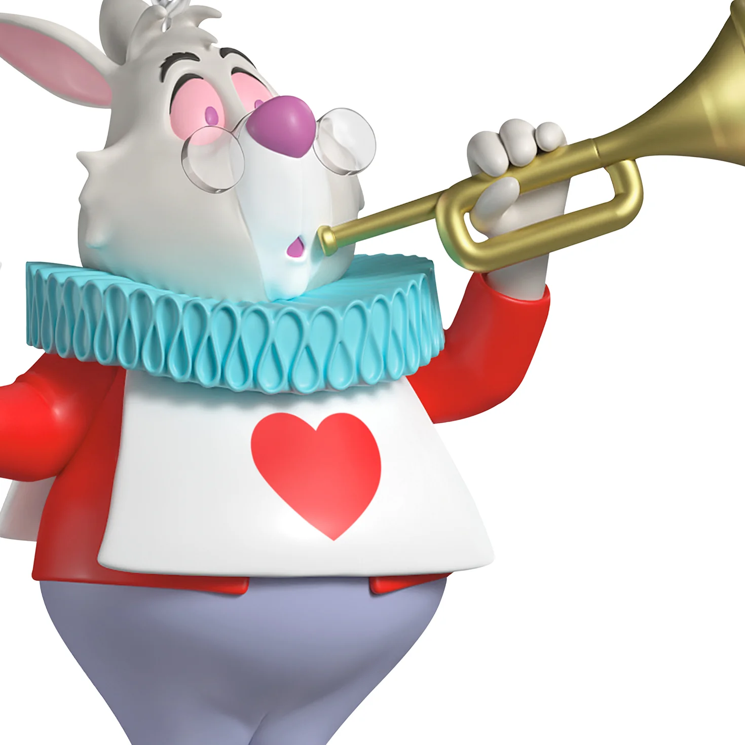 Disney Alice in Wonderland 75th Anniversary The White Rabbit — 2026 Hallmark Keepsake Christmas Ornament - Image 4