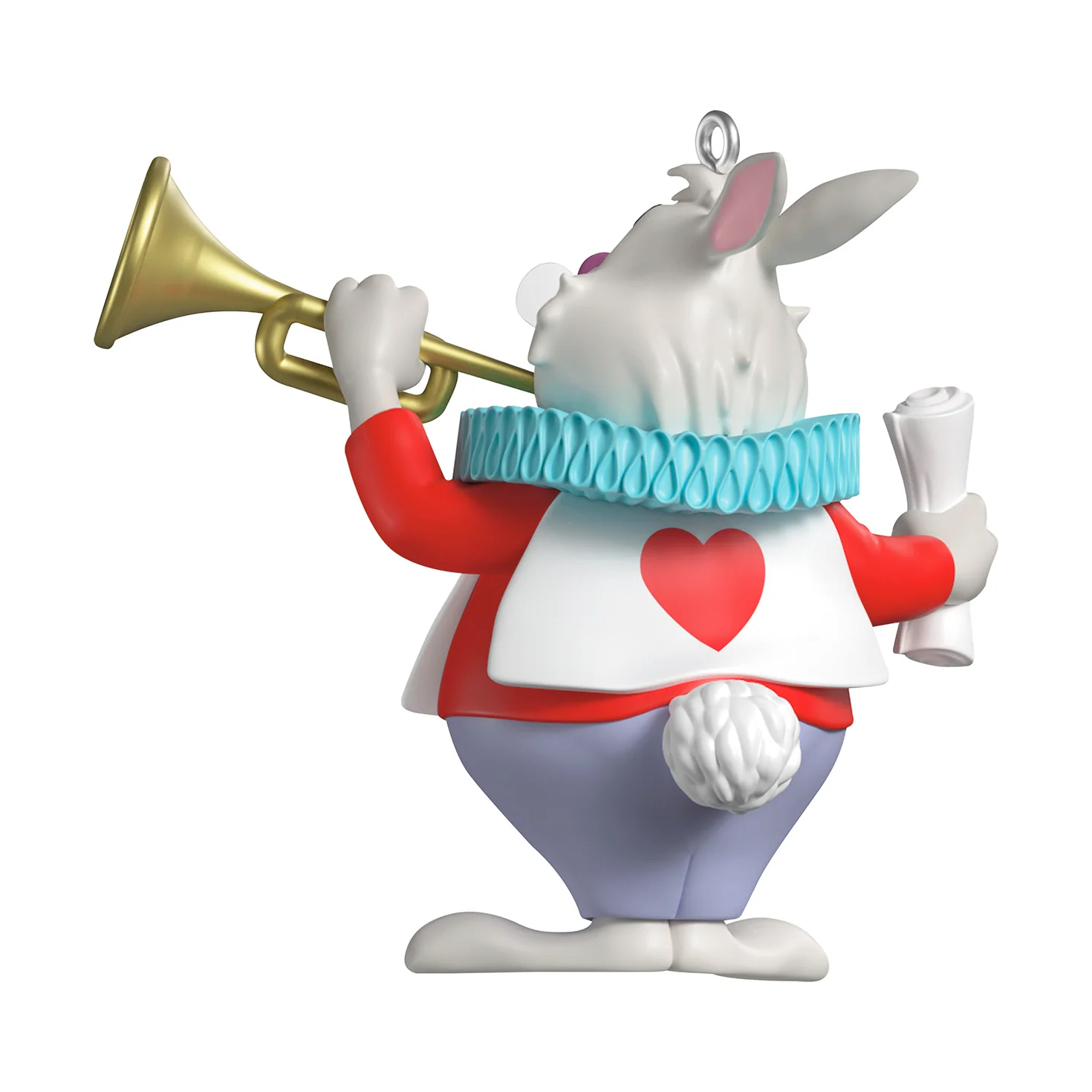 Disney Alice in Wonderland 75th Anniversary The White Rabbit — 2026 Hallmark Keepsake Christmas Ornament - Image 5