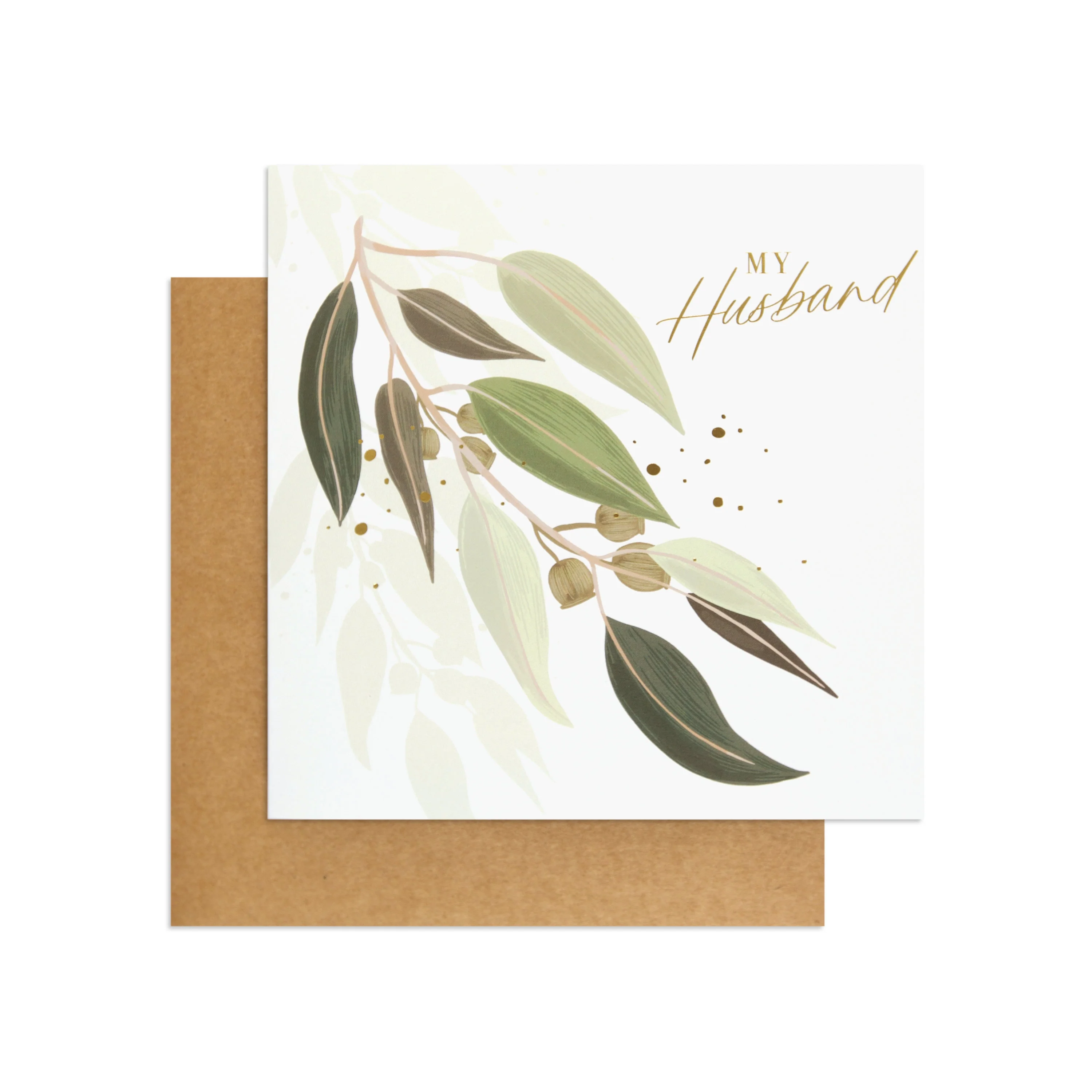 Australian Spirit Among The Gum Trees Birthday Card For Husband - White Eucalyptus - Image 3