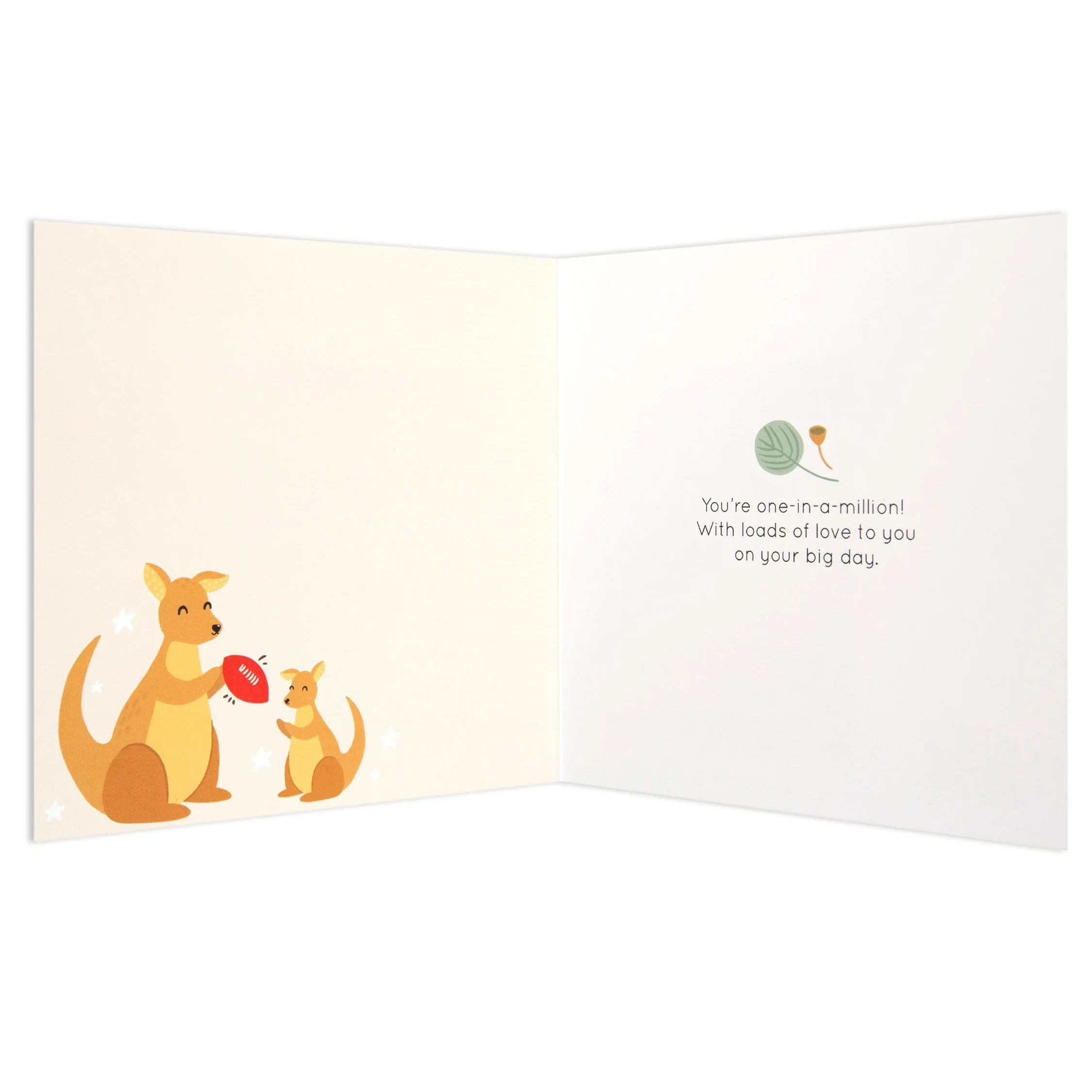 Australian Spirit Bush Buddies Birthday Card For Dad - Kangaroos - Image 2