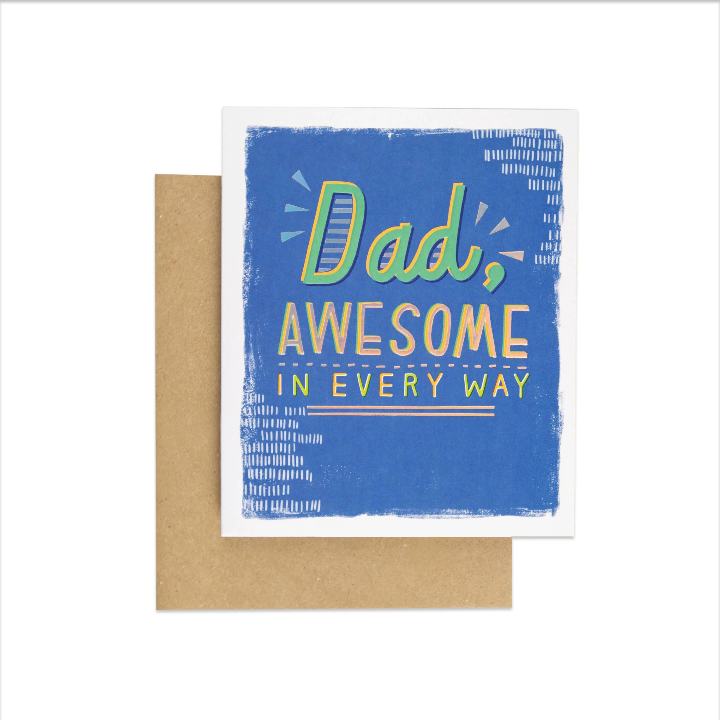 Awesome Dad Cheerful Birthday Card for Dad - Image 3