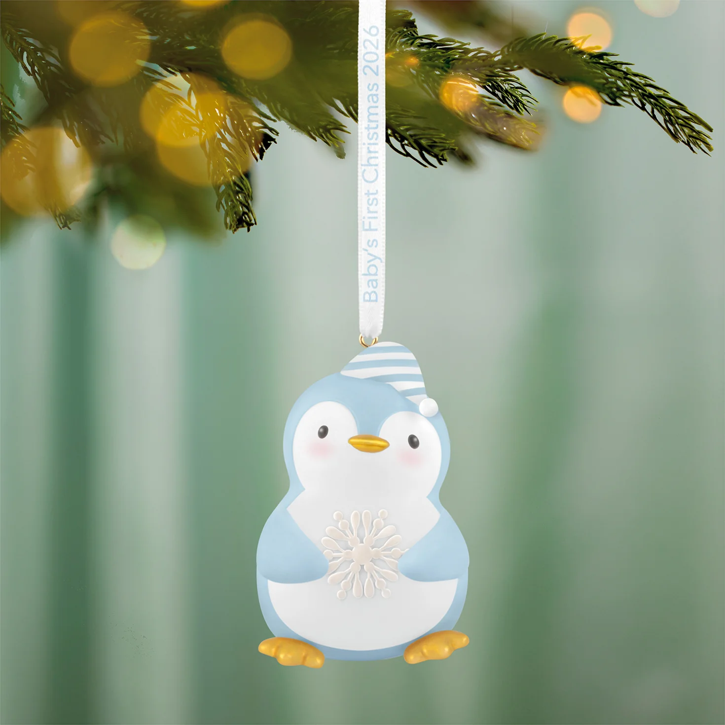 Baby Boy's First Christmas Penguin 2026 — 2026 Hallmark Keepsake Christmas Ornament - Image 2
