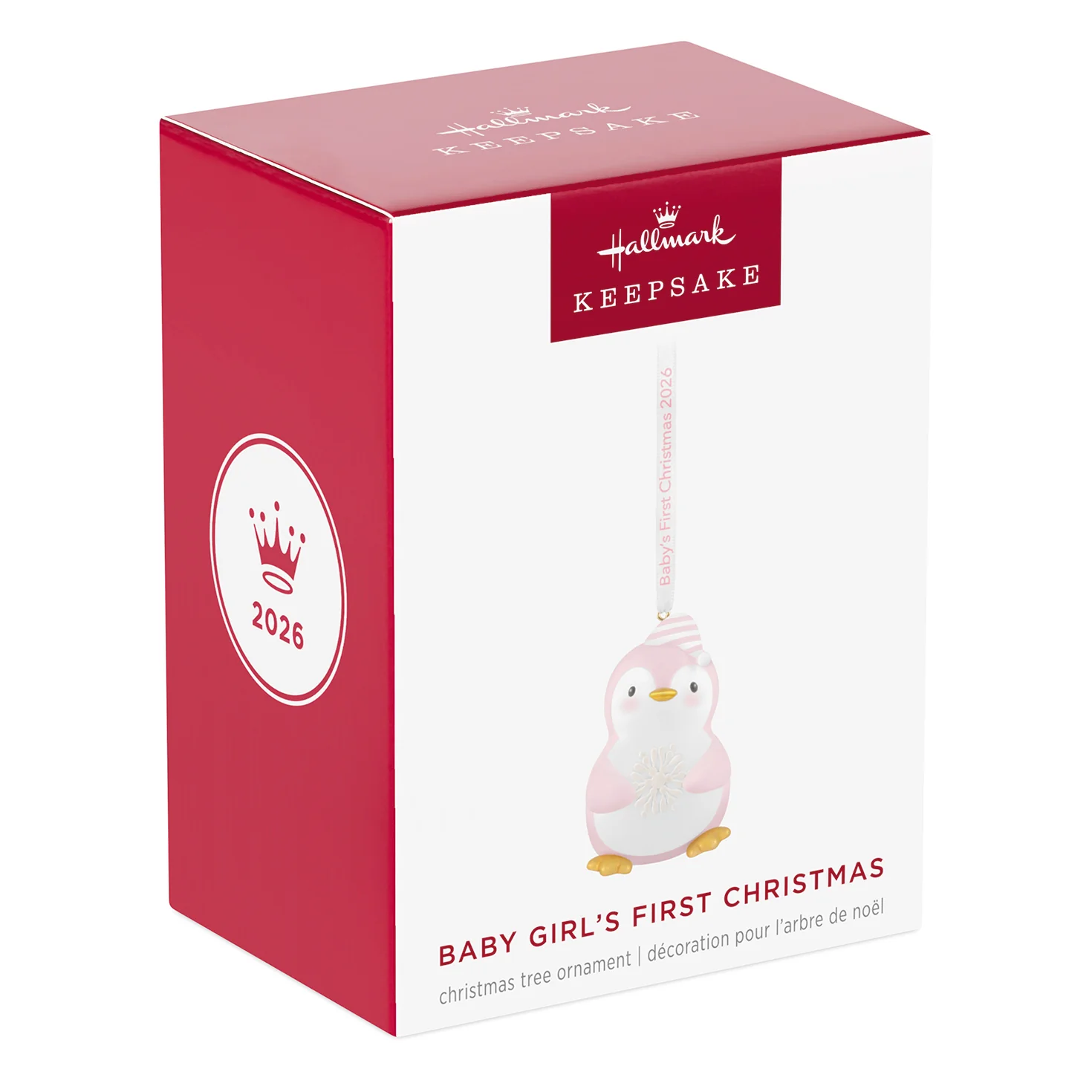 Baby Girl's First Christmas Penguin 2026 — 2026 Hallmark Keepsake Christmas Ornament - Image 7