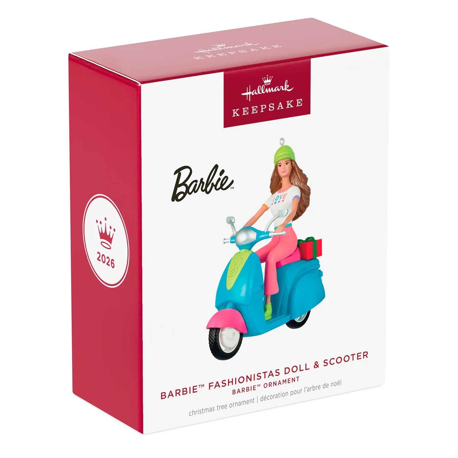 Barbie™ Fashionistas Doll and Scooter — 2026 Hallmark Keepsake Christmas Ornament - Image 7