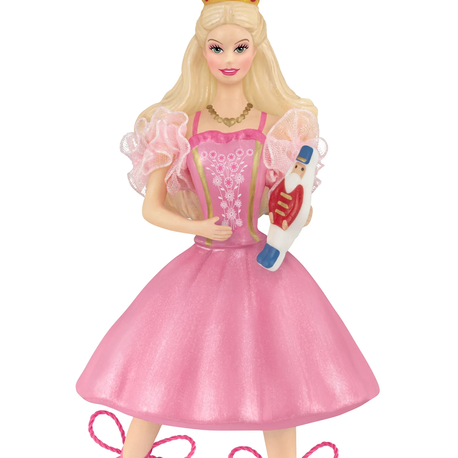 Barbie™ in the Nutcracker™ 25th Anniversary, Porcelain and Fabric — 2026 Hallmark Keepsake Christmas Ornament - Image 4