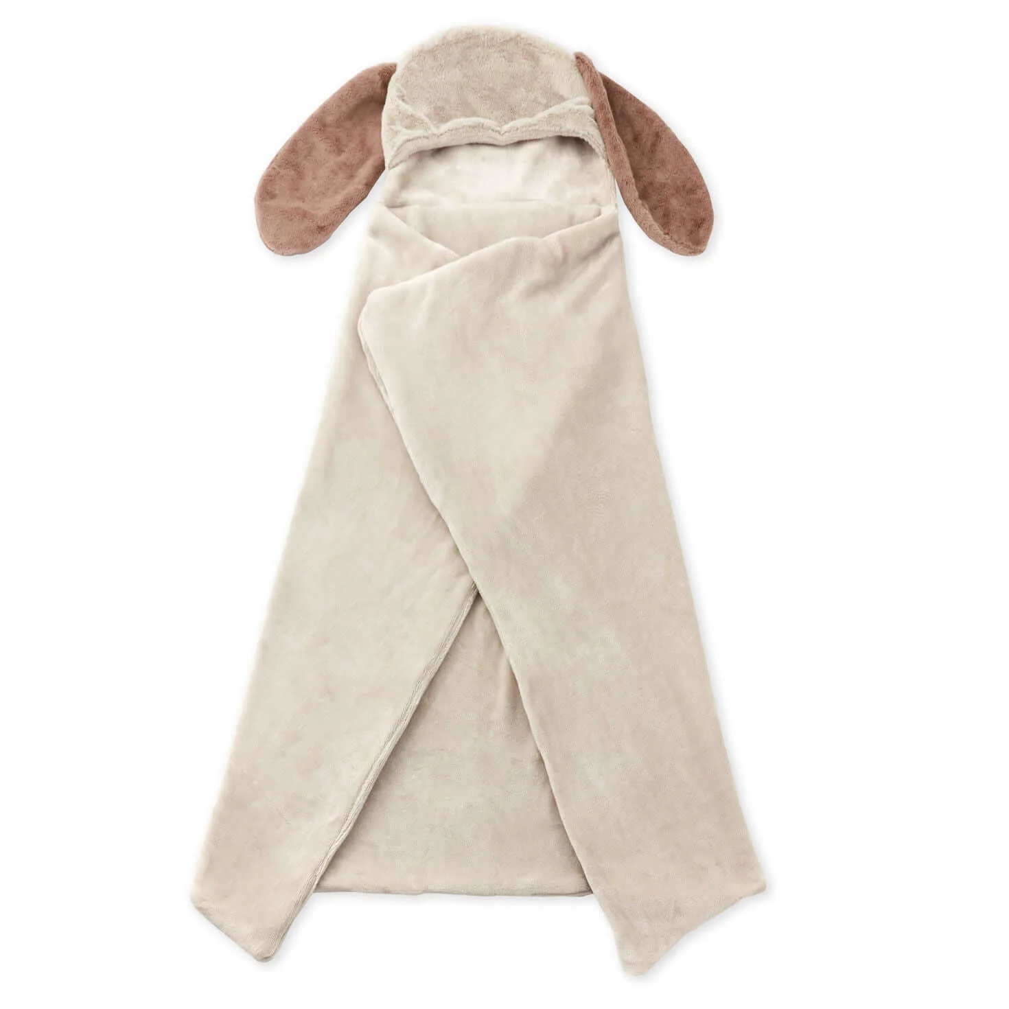 Baby Bunny Hooded Blanket With Pockets - Image 3