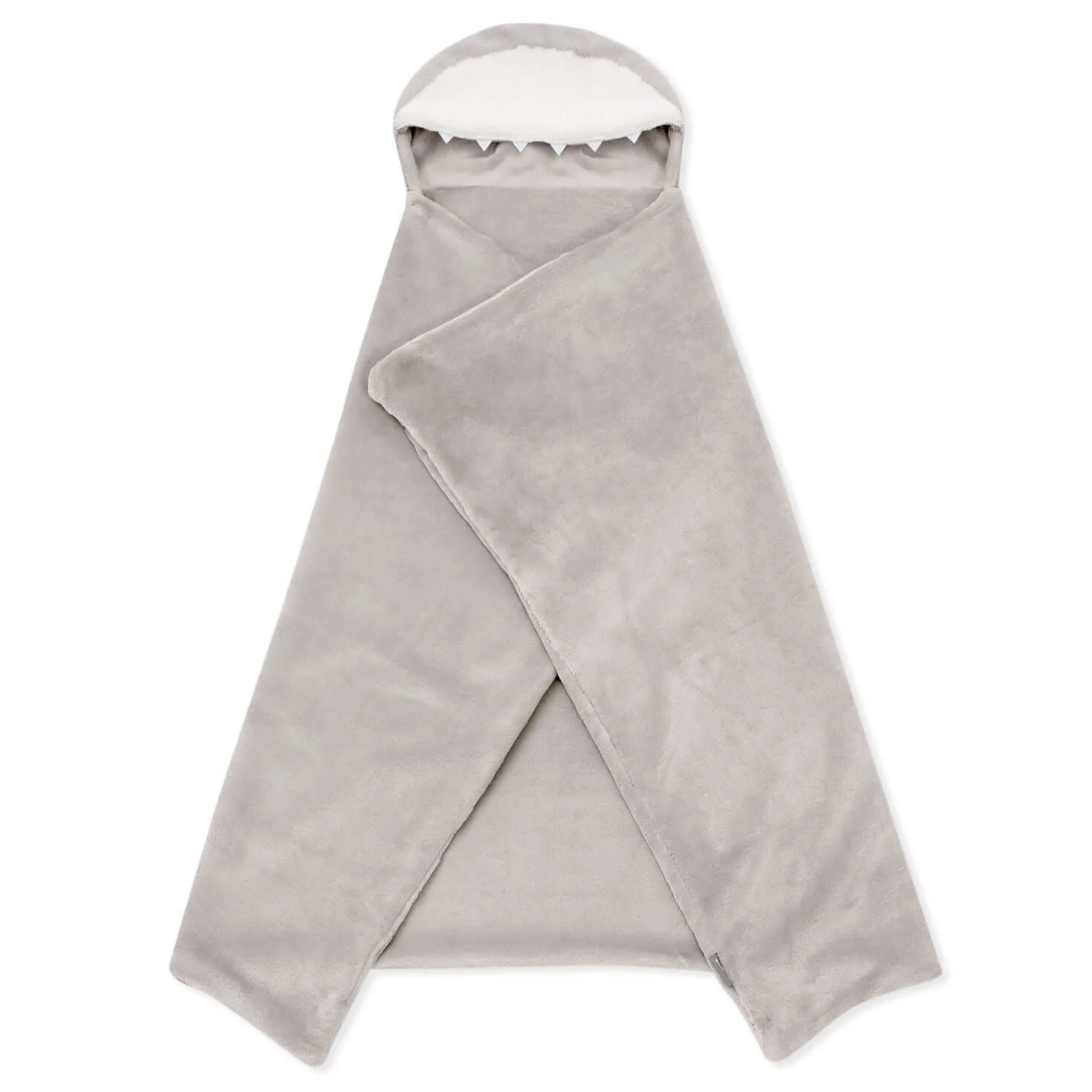 Shark Hooded Baby Blanket - Image 3
