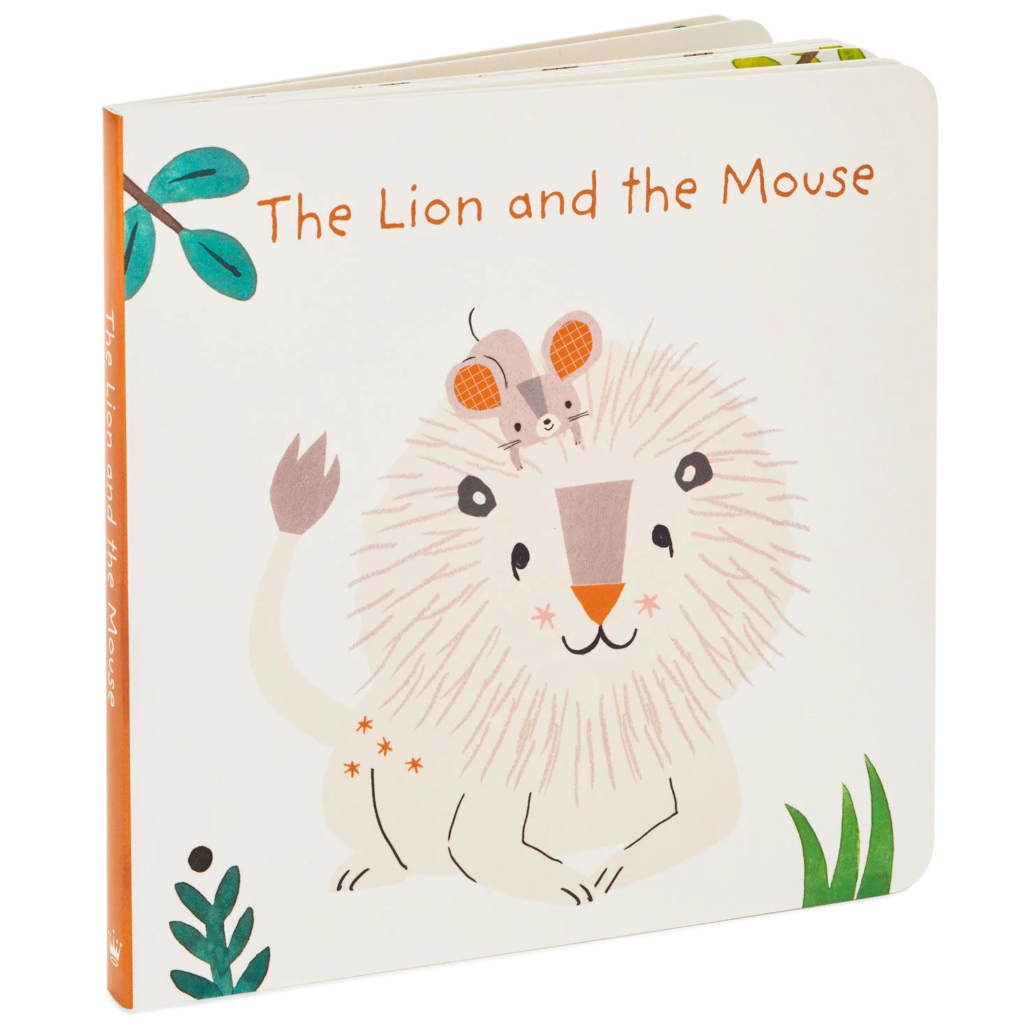 The Lion and the Mouse Board Book and Lion Lovey Blanket Set - Image 7
