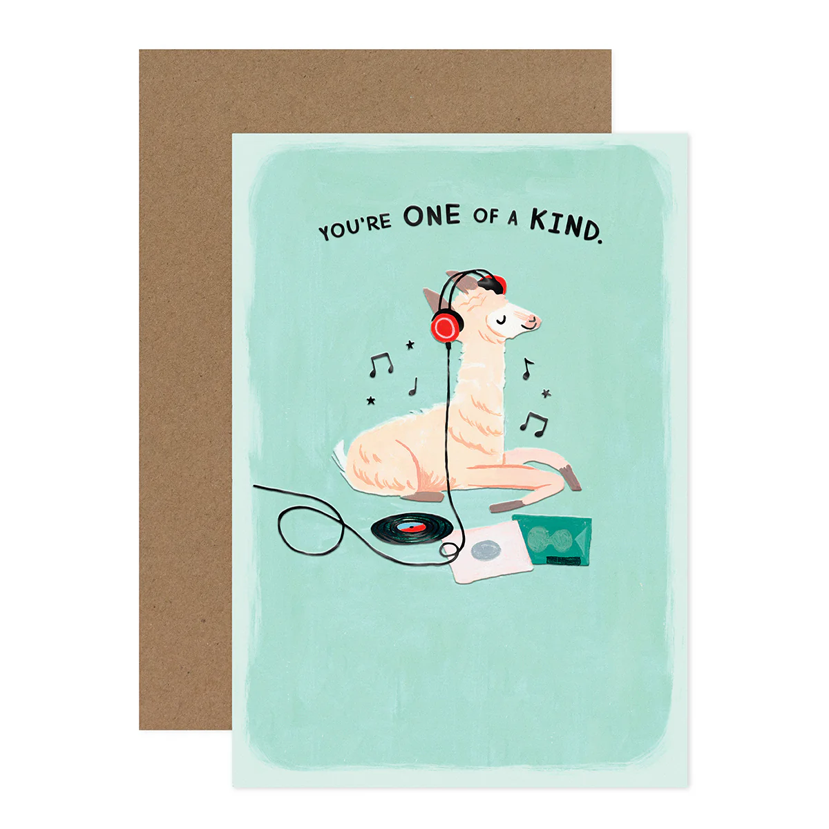Connections from Hallmark Birthday Card - Llama You're One Of a Kind - Image 3