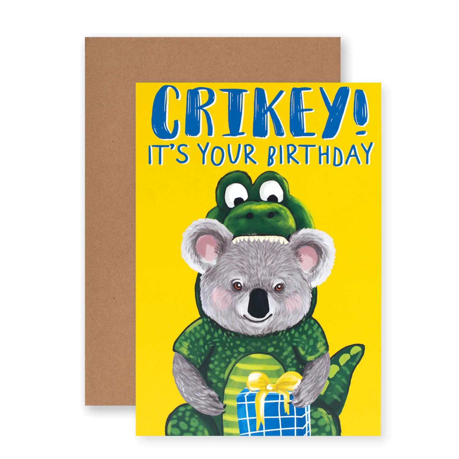 Hallmark Ozzy Oddities Birthday Card - Crikey Koala - Image 3