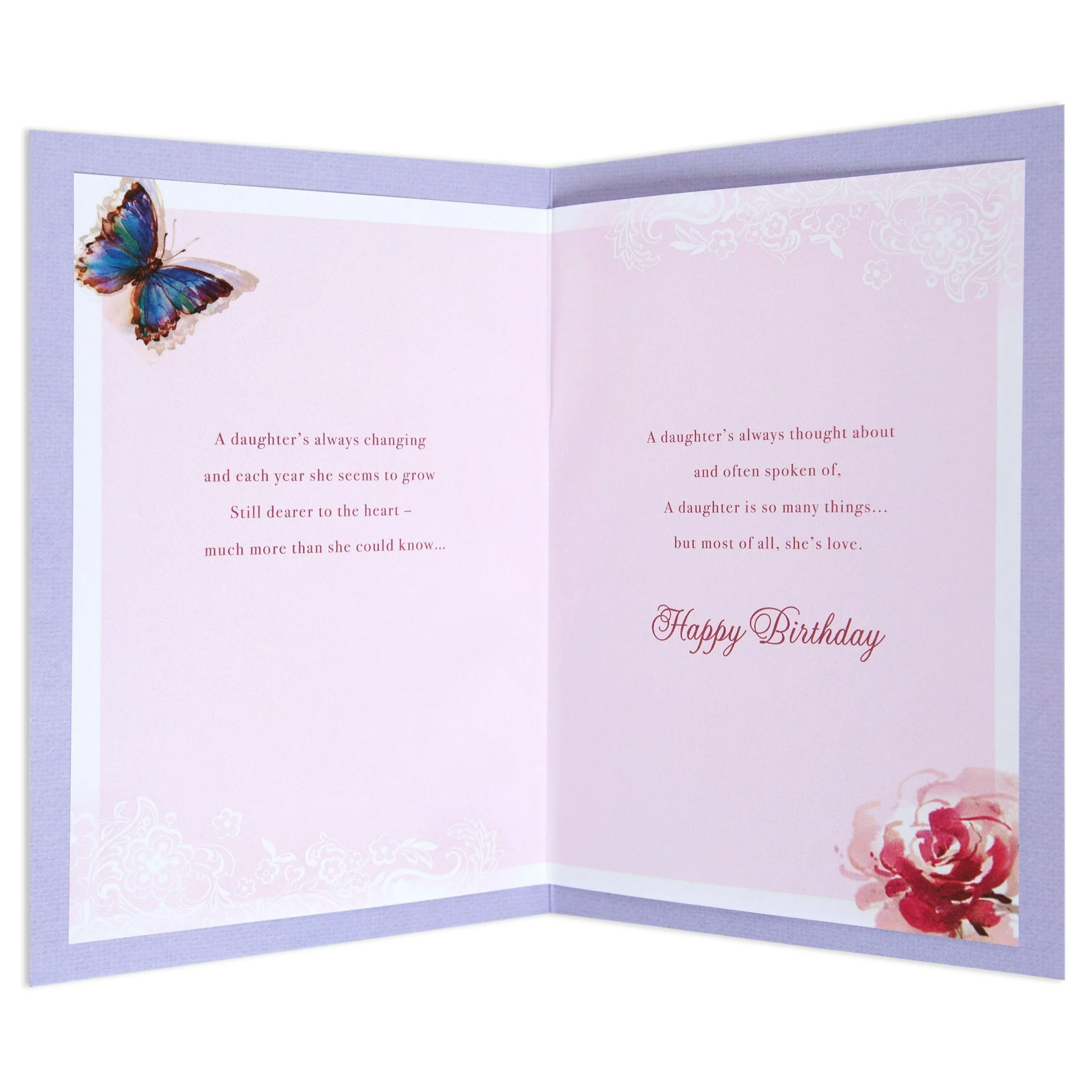 Beautiful & Thoughtful Lovely Daughter Birthday Card - Image 2