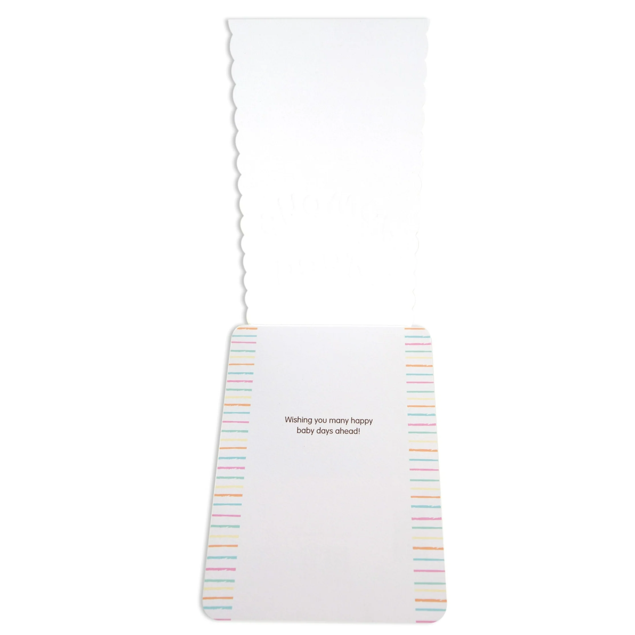 Beautiful & Colourful Flip Up Baby Shower Card - Image 2