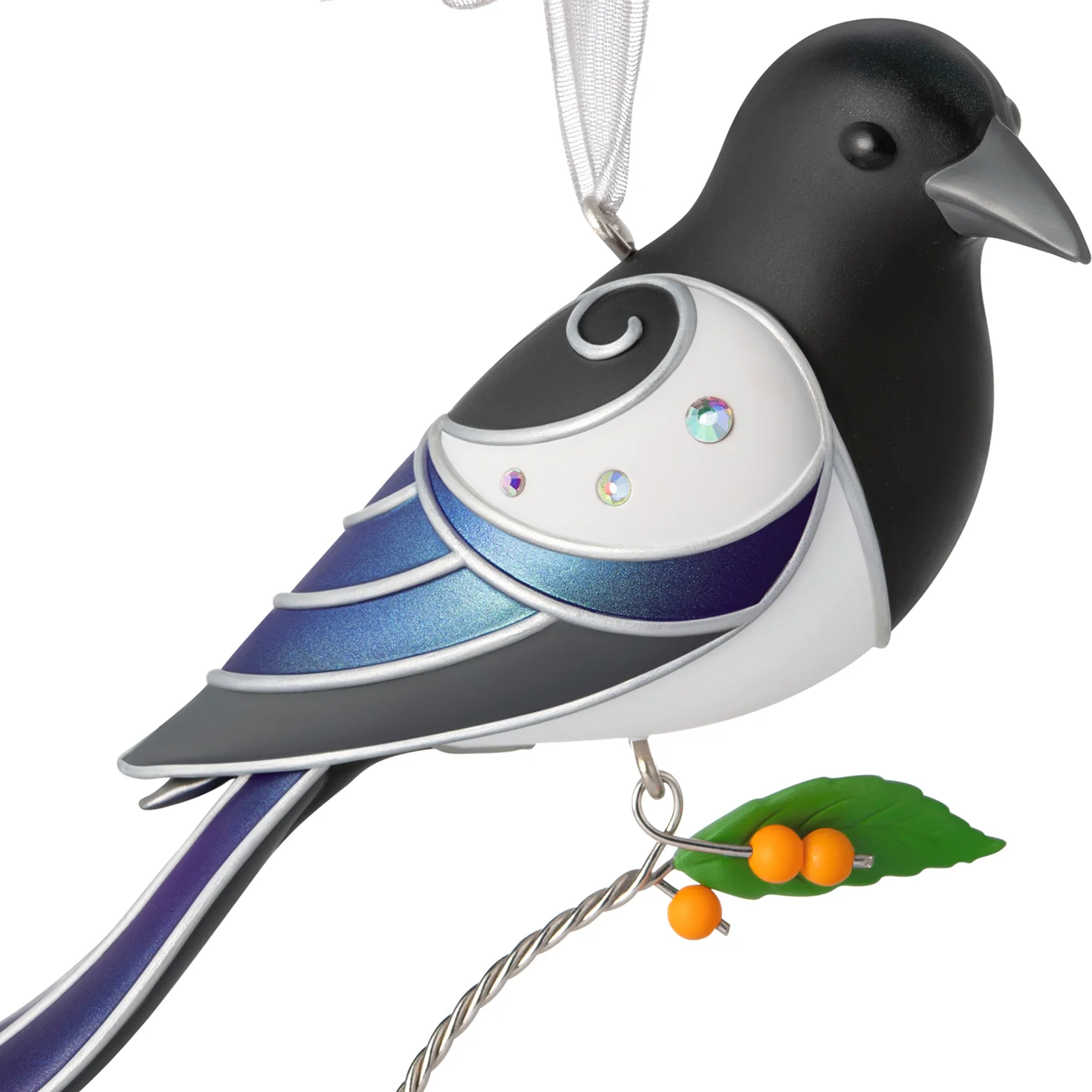 The Beauty of Birds Black-Billed Magpie, 22nd in the Series  — 2026 Hallmark Keepsake Christmas Ornament - Image 4