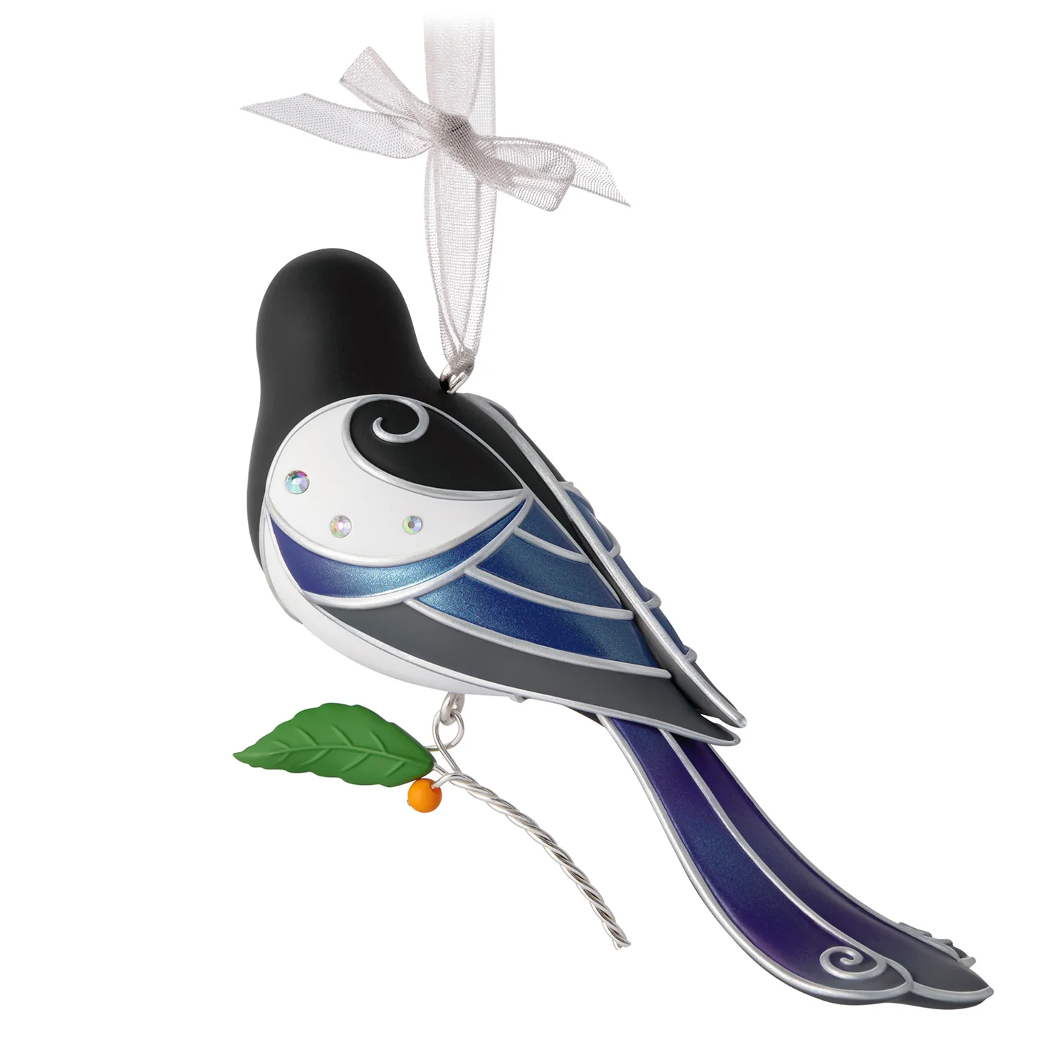 The Beauty of Birds Black-Billed Magpie, 22nd in the Series  — 2026 Hallmark Keepsake Christmas Ornament - Image 5