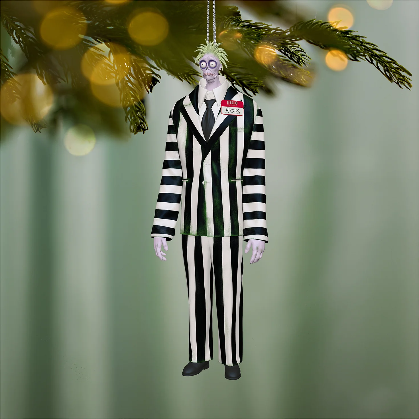 Beetlejuice Beetlejuice™ Bob as Beetlejuice — 2026 Hallmark Keepsake Christmas Ornament - Image 2