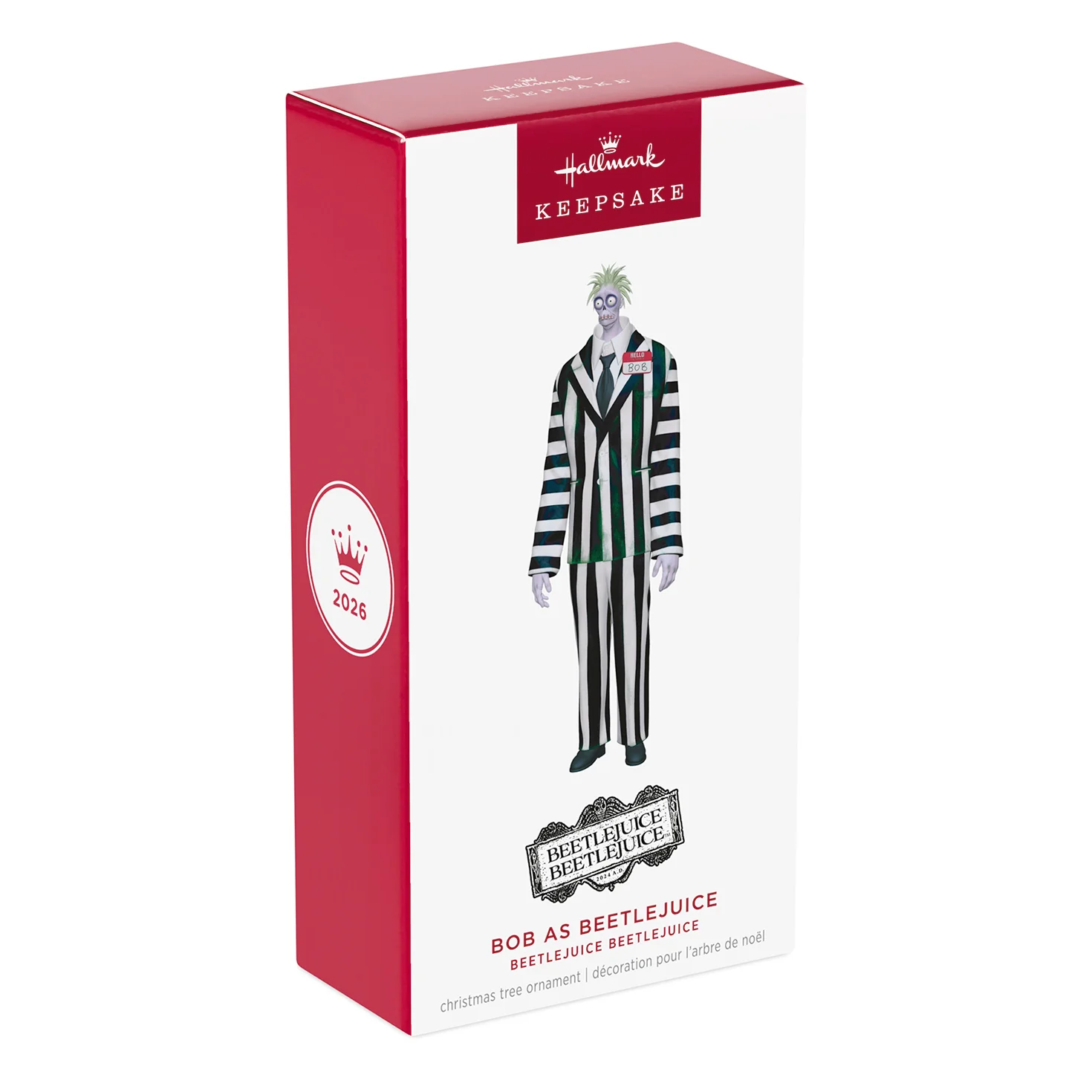 Beetlejuice Beetlejuice™ Bob as Beetlejuice — 2026 Hallmark Keepsake Christmas Ornament - Image 7