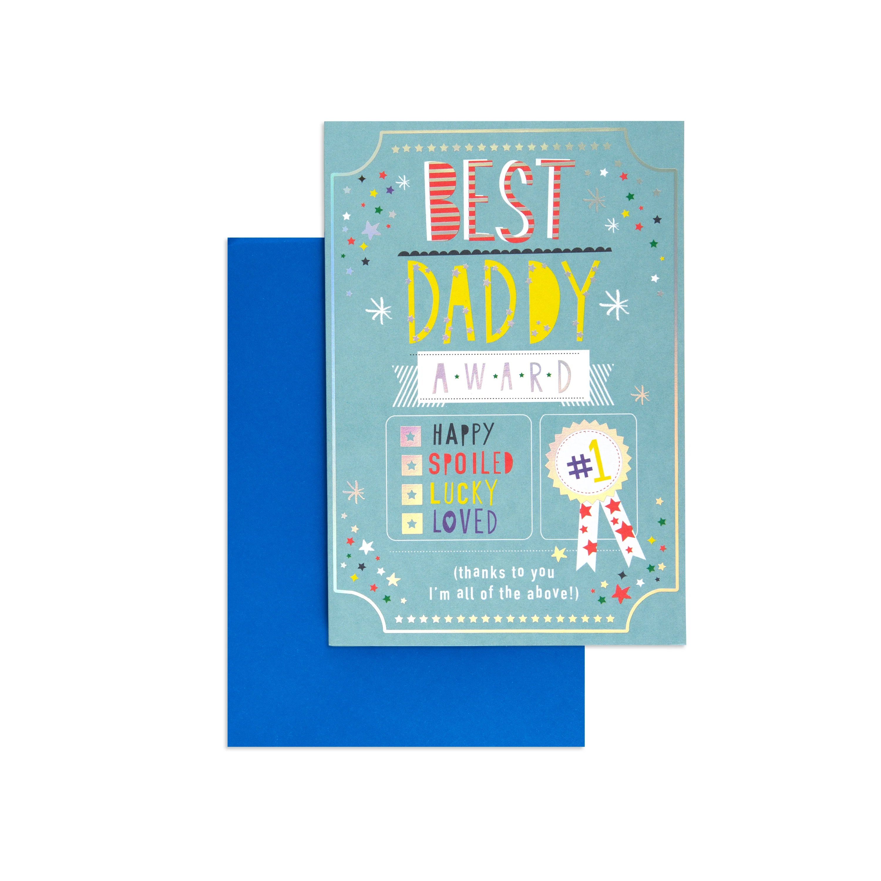 Hallmark Father's Day Card - Best Daddy Award - Image 3