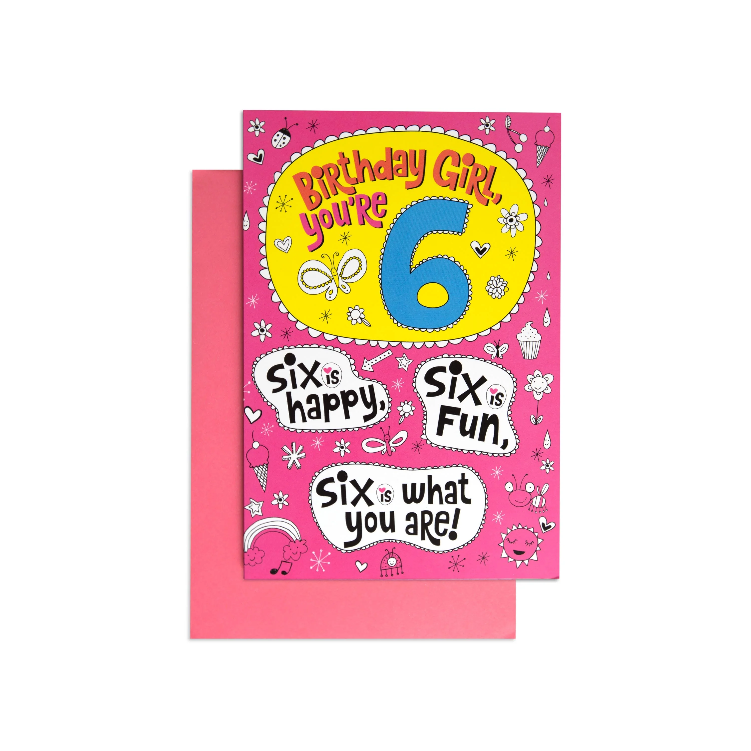 Best One So Far Fun Colourful 6th Birthday Card - Image 3