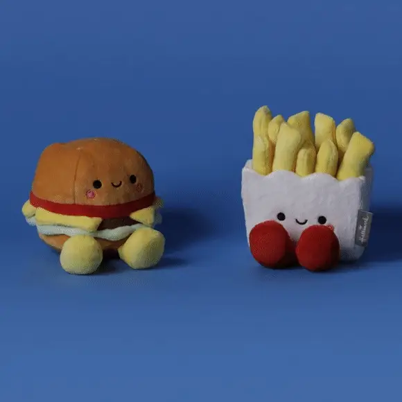 Burger and Fries Magnetic Plush – Better Together - Image 2