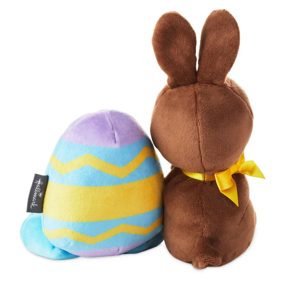 Chocolate Bunny & Easter Egg, Magnetic Plush Pair - Better Together - Image 3