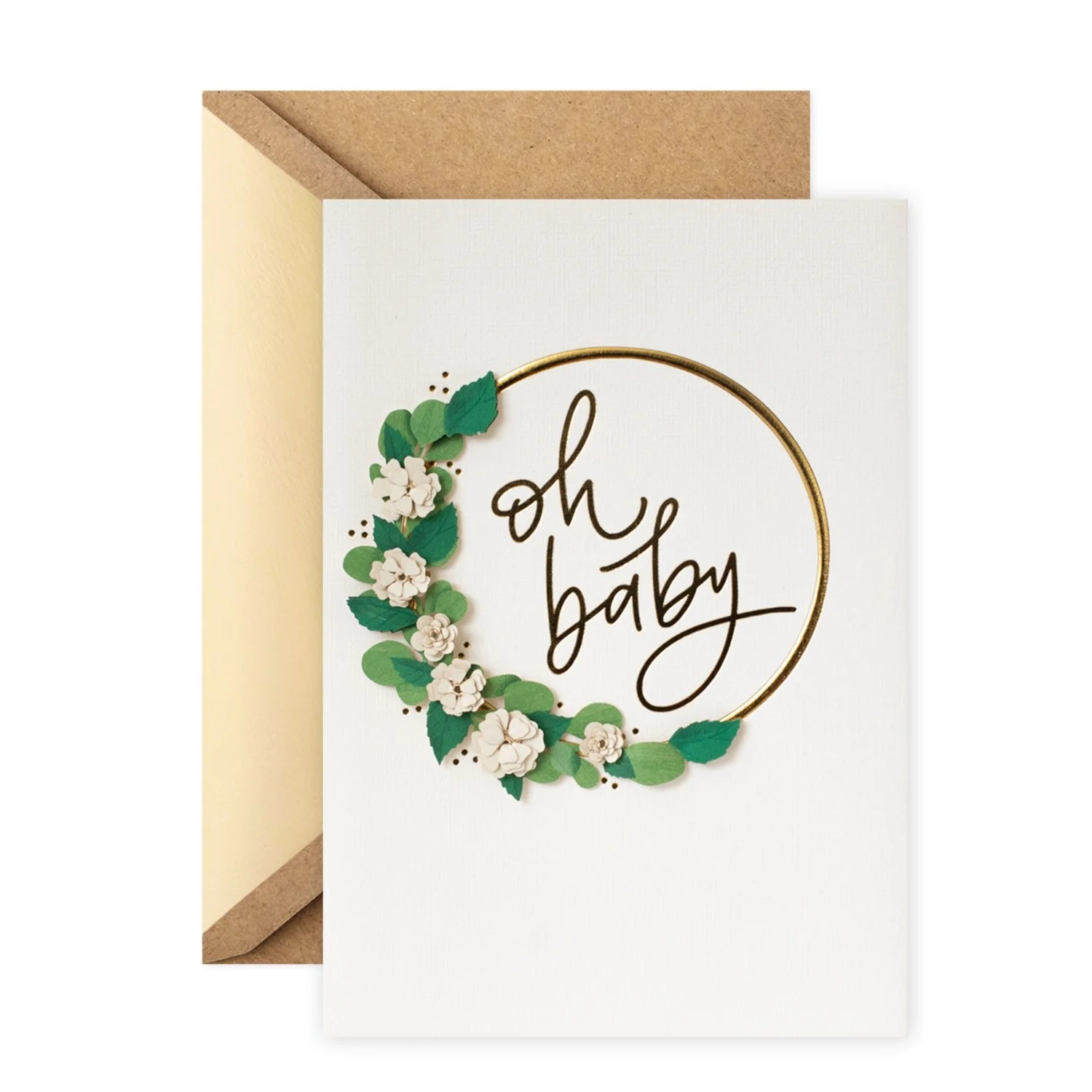 Hallmark Signature New Baby Congratulations Card - Oh Baby! - Image 3
