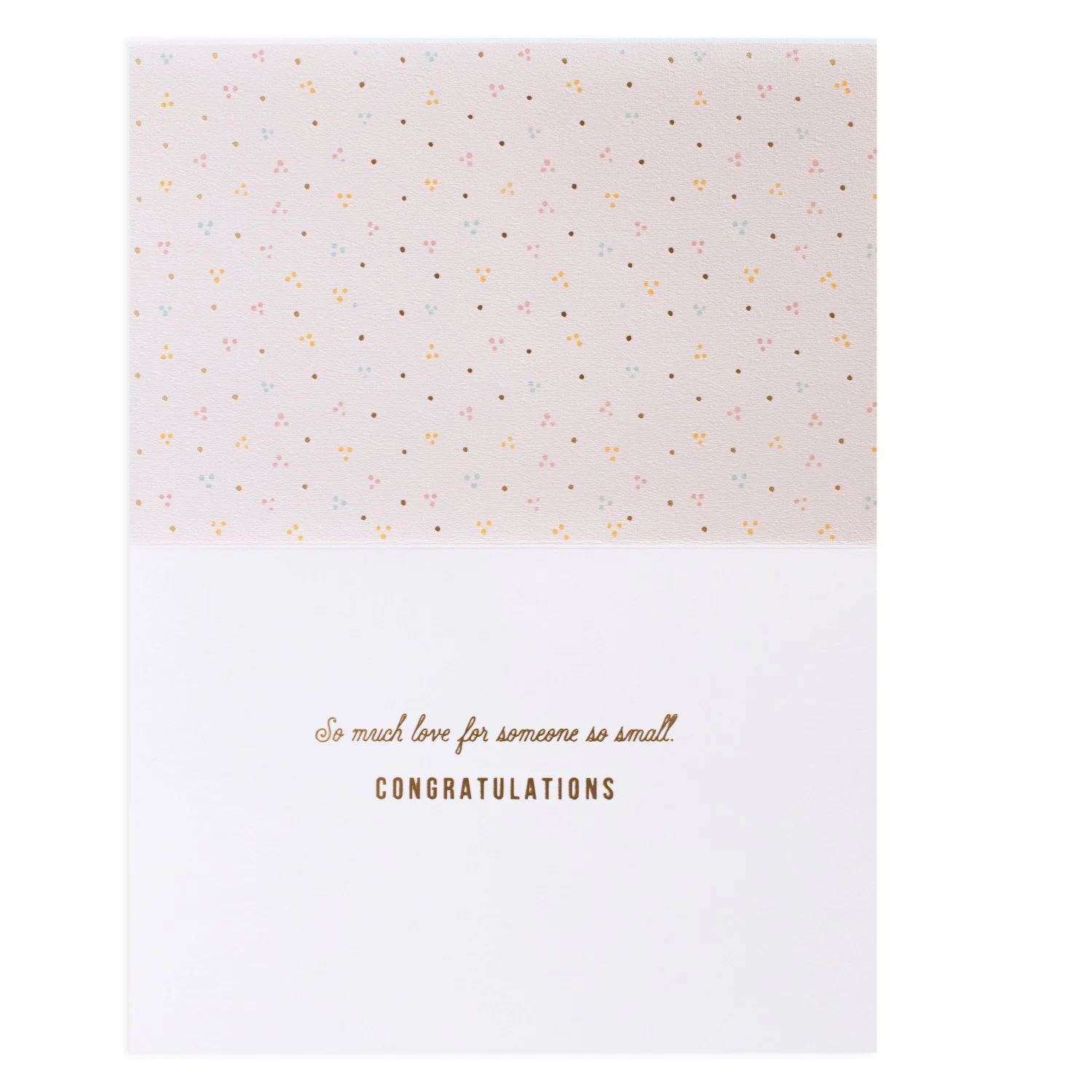 Hallmark Signature New Baby Congratulations Card - So Much Love - Image 2