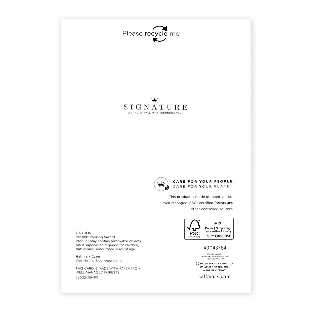 Hallmark Signature New Baby Congratulations Card - Tagalong - Image 4