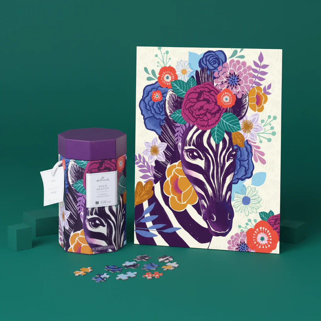 Bold Beauty 550-Piece Jigsaw Puzzle (45.7cm x 61cm)