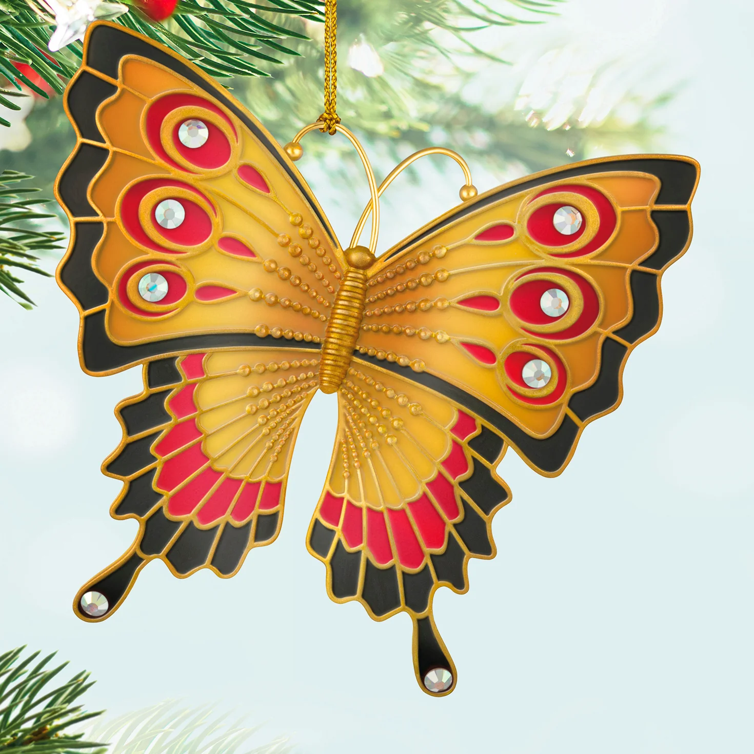Brilliant Butterflies, 10th in the Series — 2026 Hallmark Keepsake Christmas Ornament - Image 2
