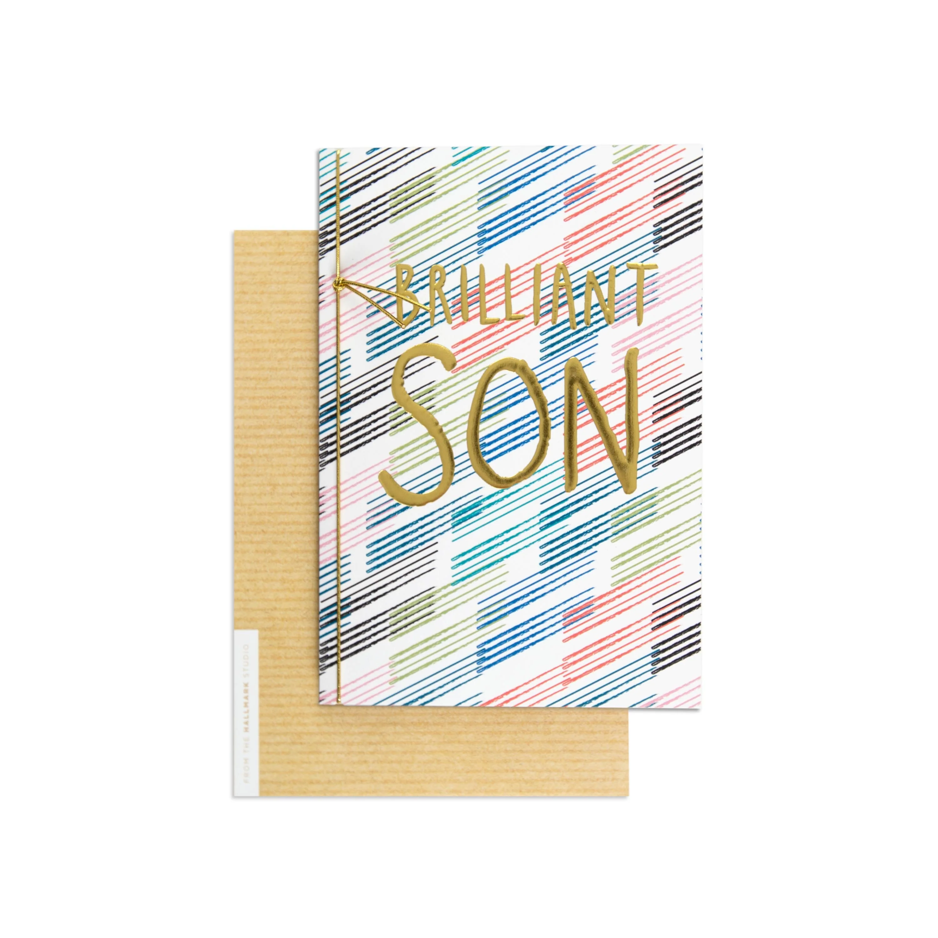 Brilliant Son Colourful Celebration Card - Image 3