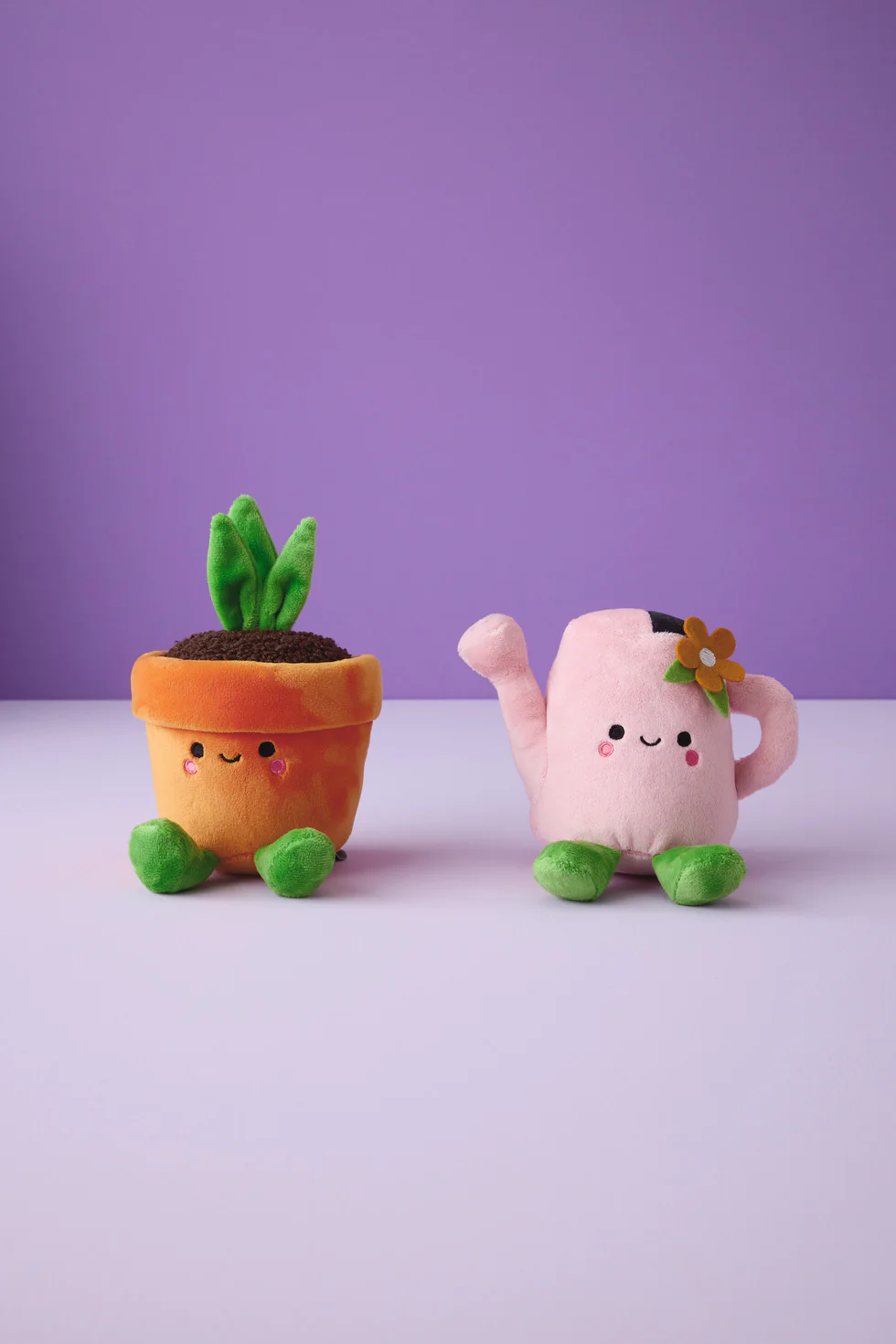 Better Together Watering Can and Plant Magnetic Plush Pair, 4.5" - Image 2