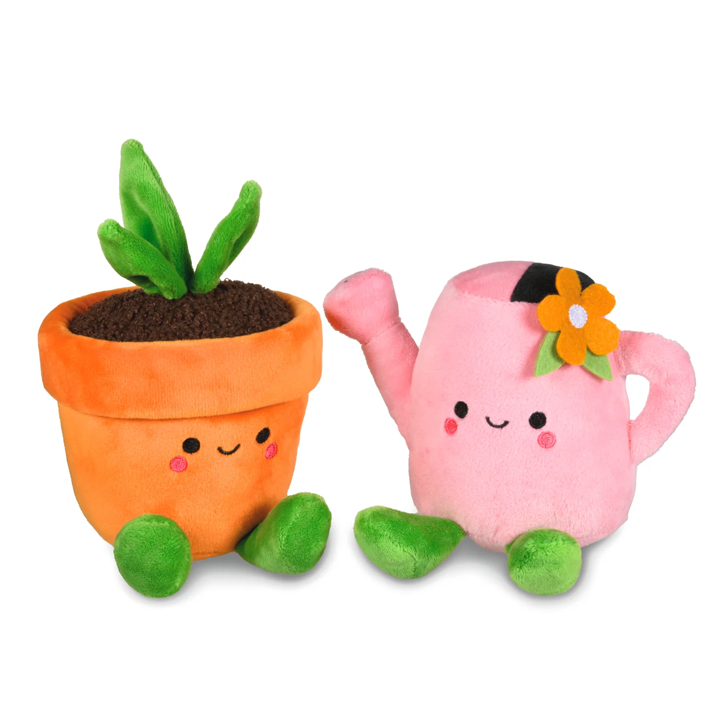 Better Together Watering Can and Plant Magnetic Plush Pair, 4.5" - Image 3